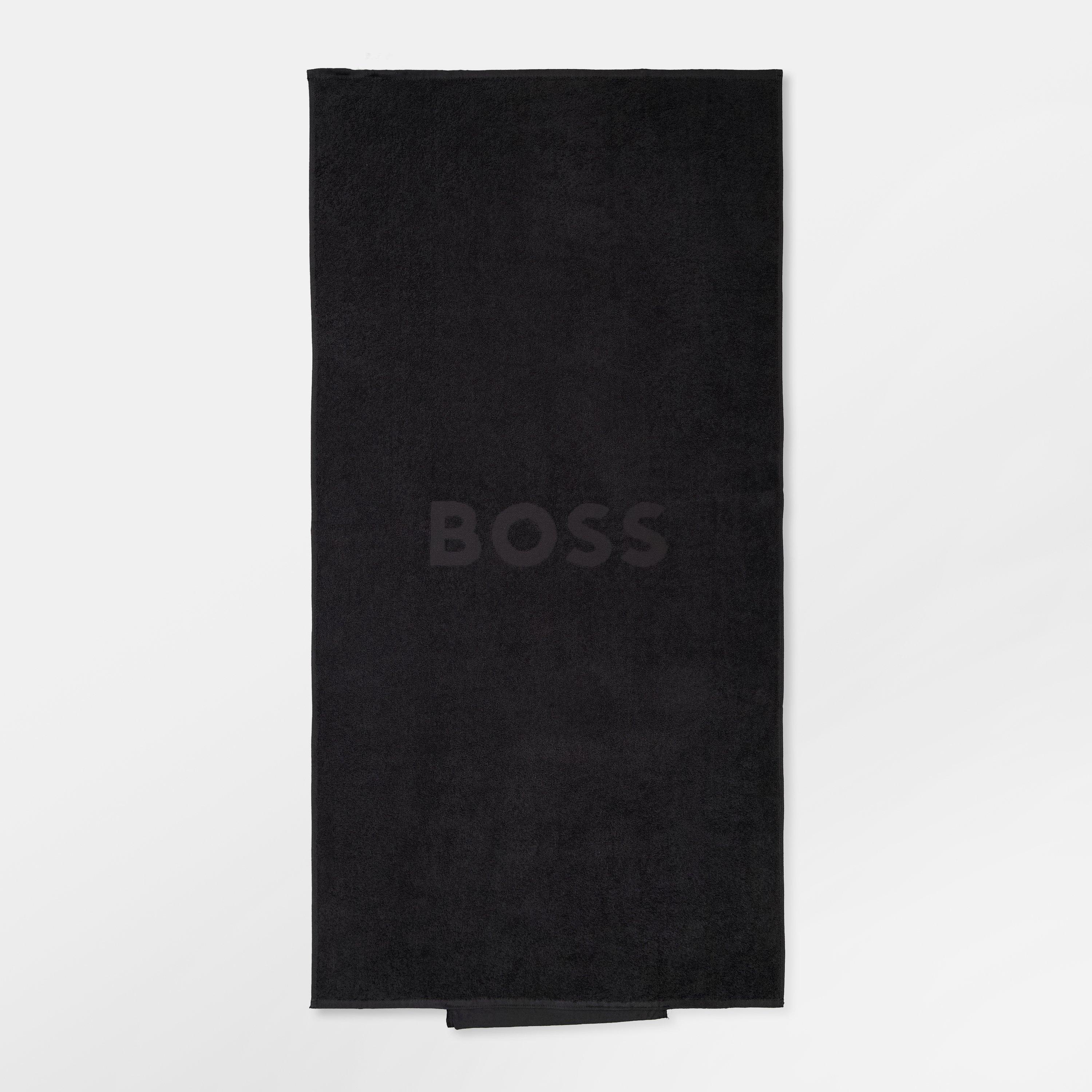 Black 001 - Boss - Men's BW Beach Set Swim Shorts & Towel - 3