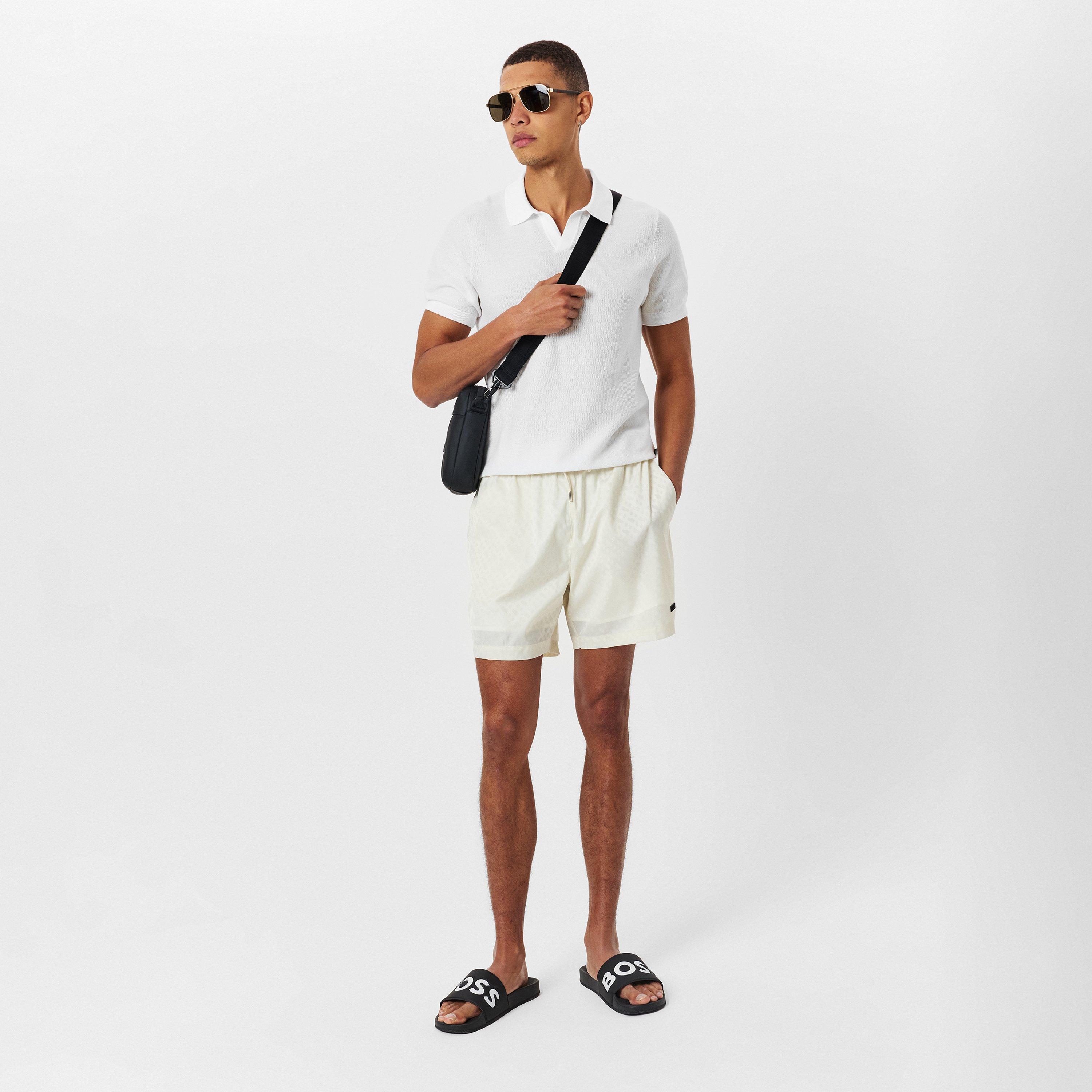 Open White 131 - Boss - Men's BW Jacques Swim Short, Comfortable Elasticated Waist - 6