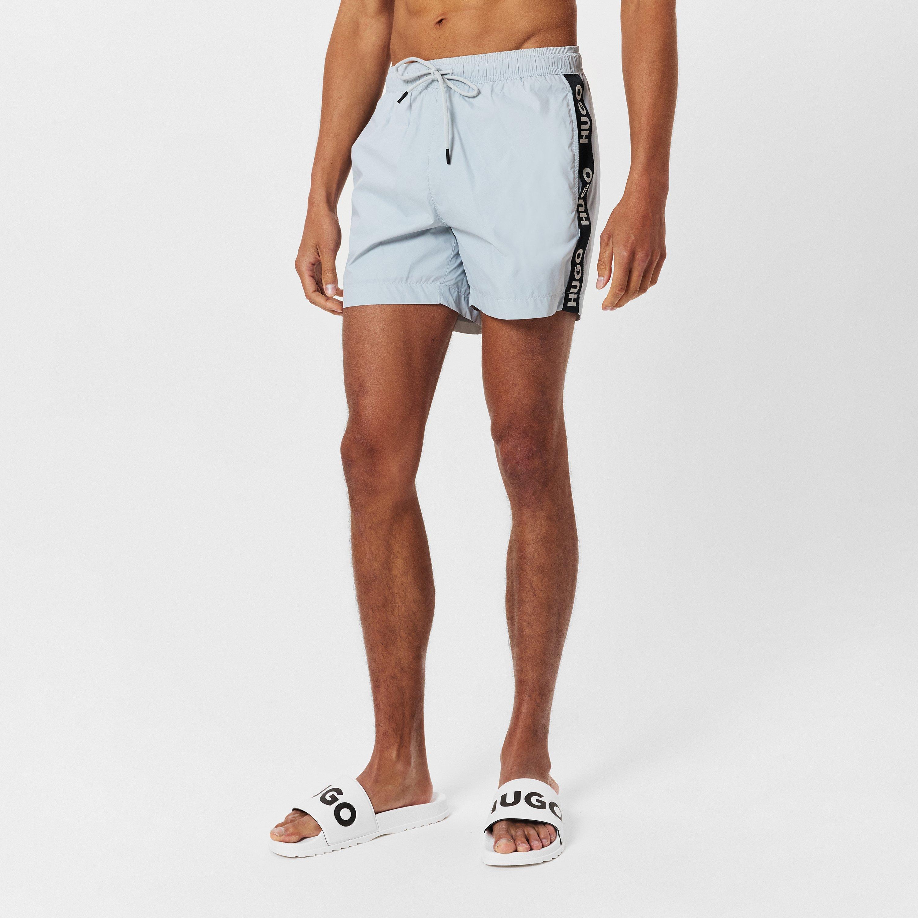 Grey 050 - Hugo - Fab Swim Shorts - 3