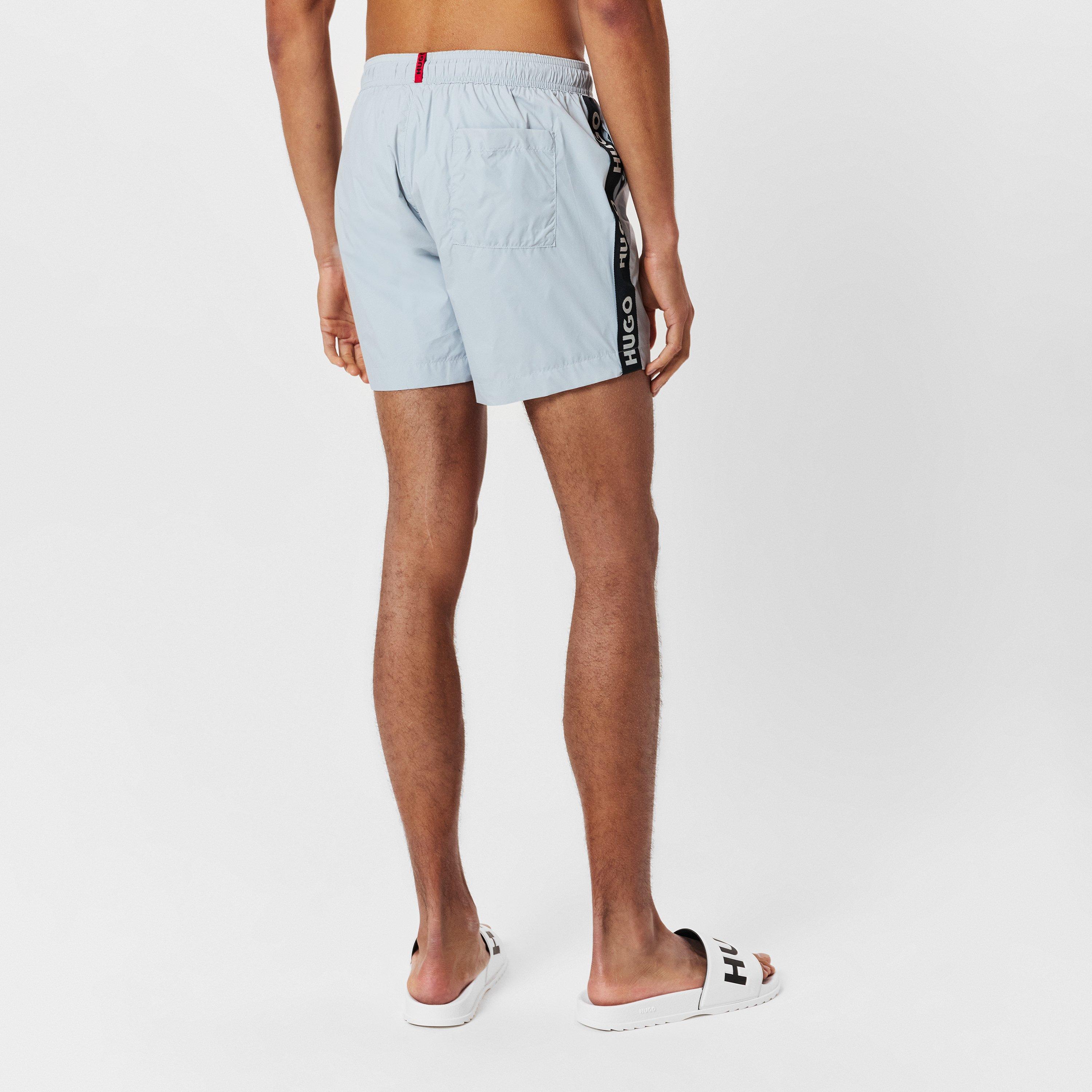 Grey 050 - Hugo - Fab Swim Shorts - 4