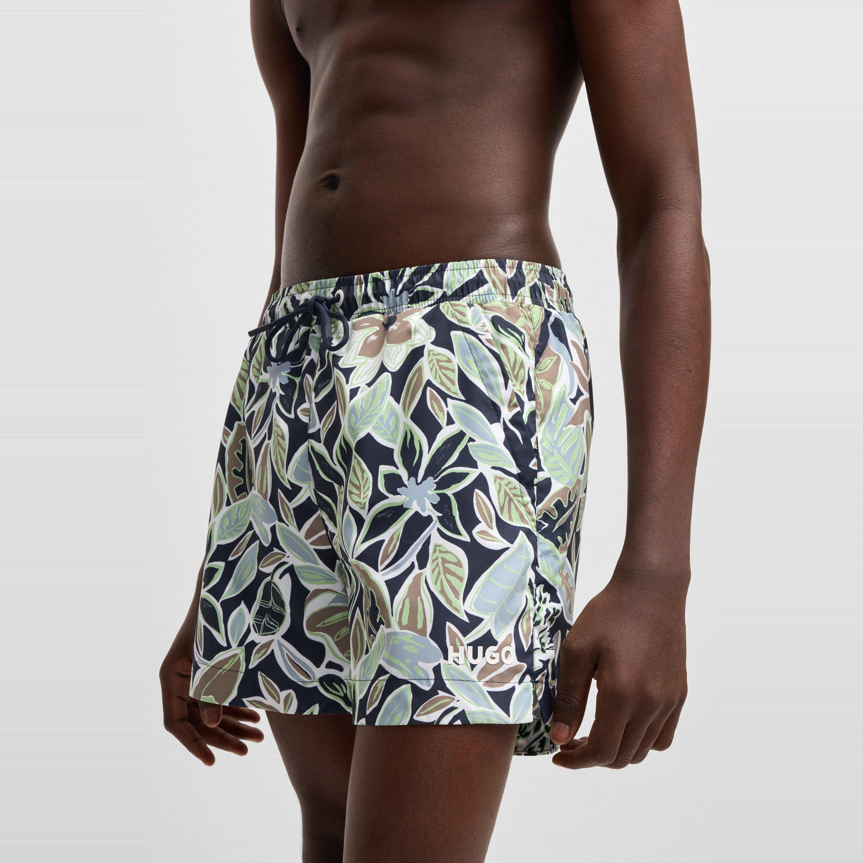 Navy 410 - Hugo - Men's CALALA Quick-Drying Mesh Lined Swim Shorts - 4