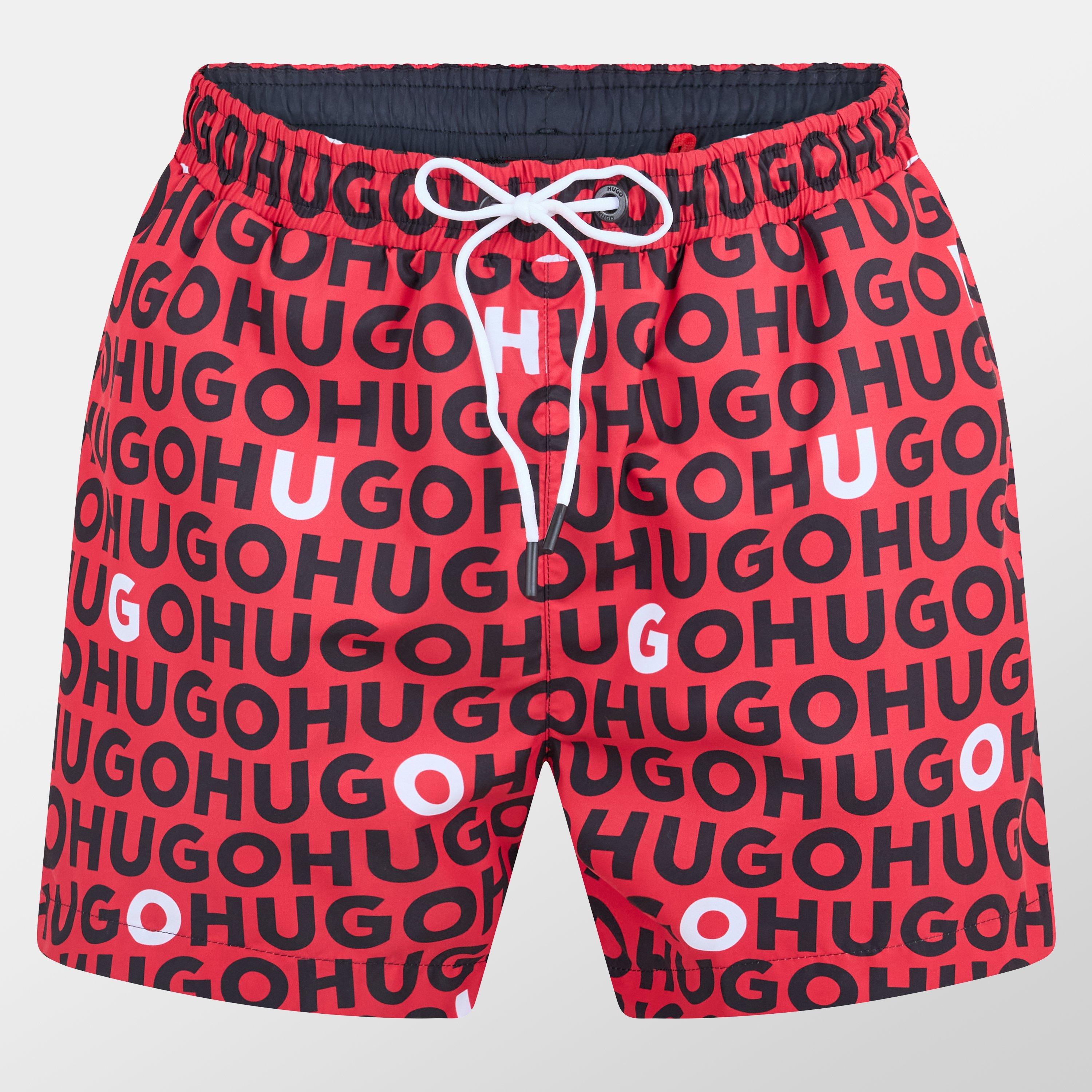 Hugo Men's Tortuga Swim Shorts - Red 612 - S