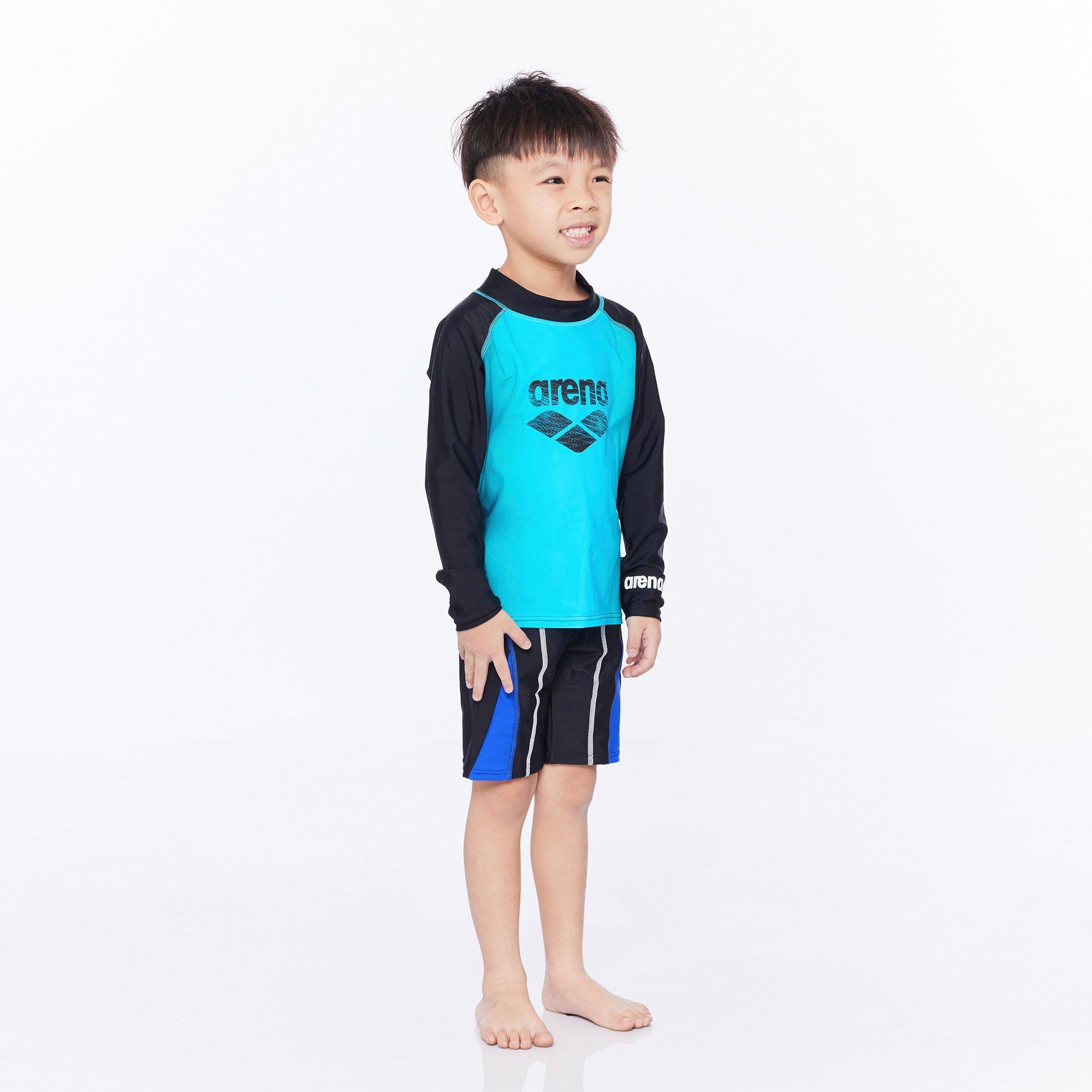 Black - Arena - UV Swim Shorts Juniors - 4