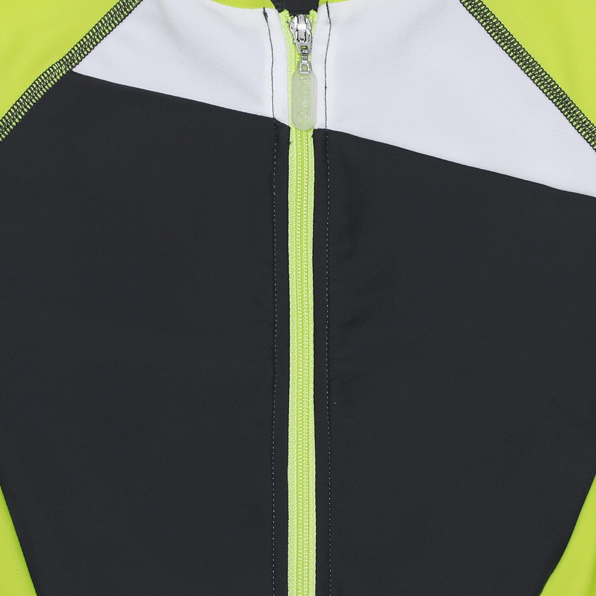 Grey - Arena - Long Sleeve Swim One-Piece Juniors - 2