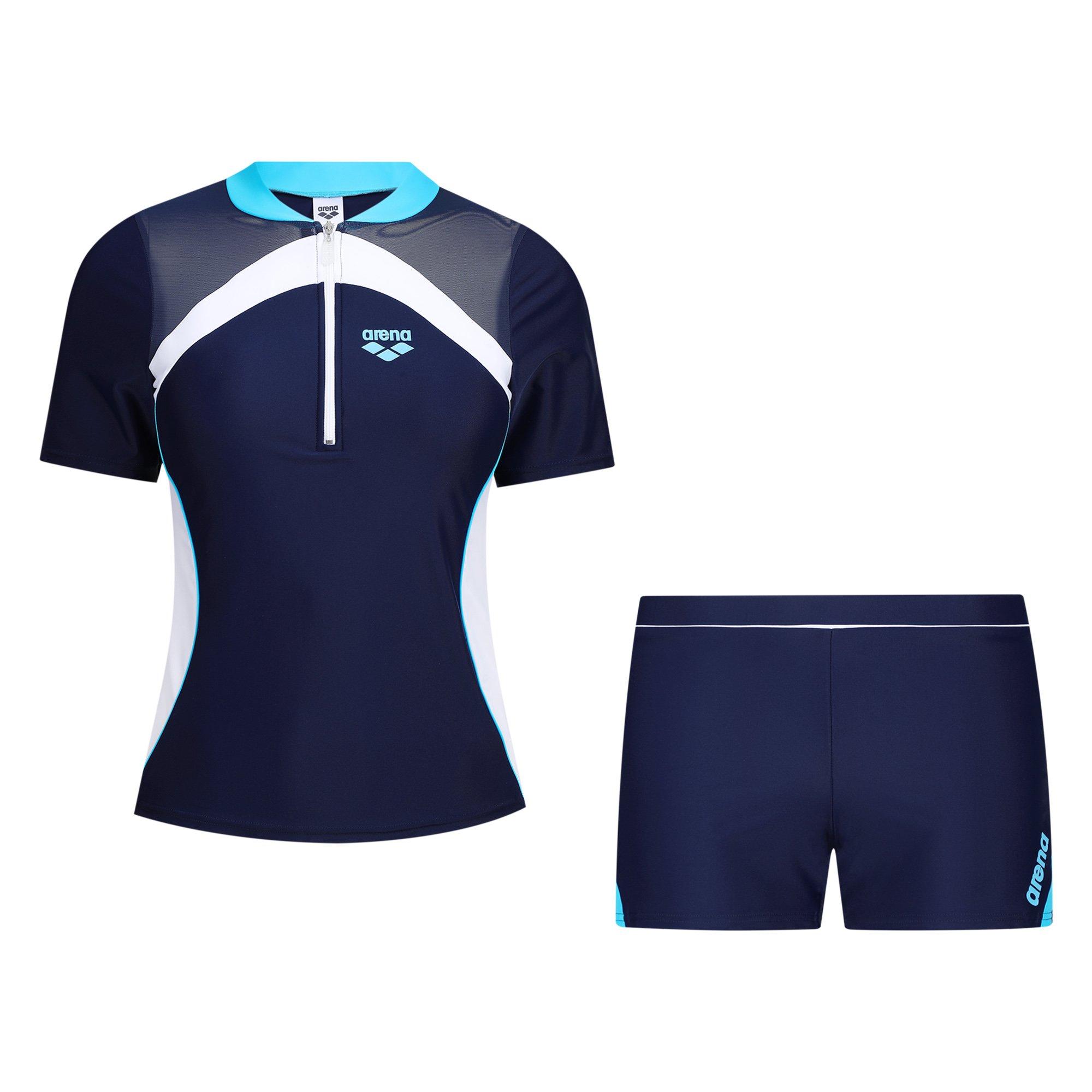 Navy - Arena - 2 Piece Tankini Set Womens - 1