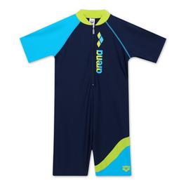 Arena UV Short Sleeve Half Swimsuit Juniors