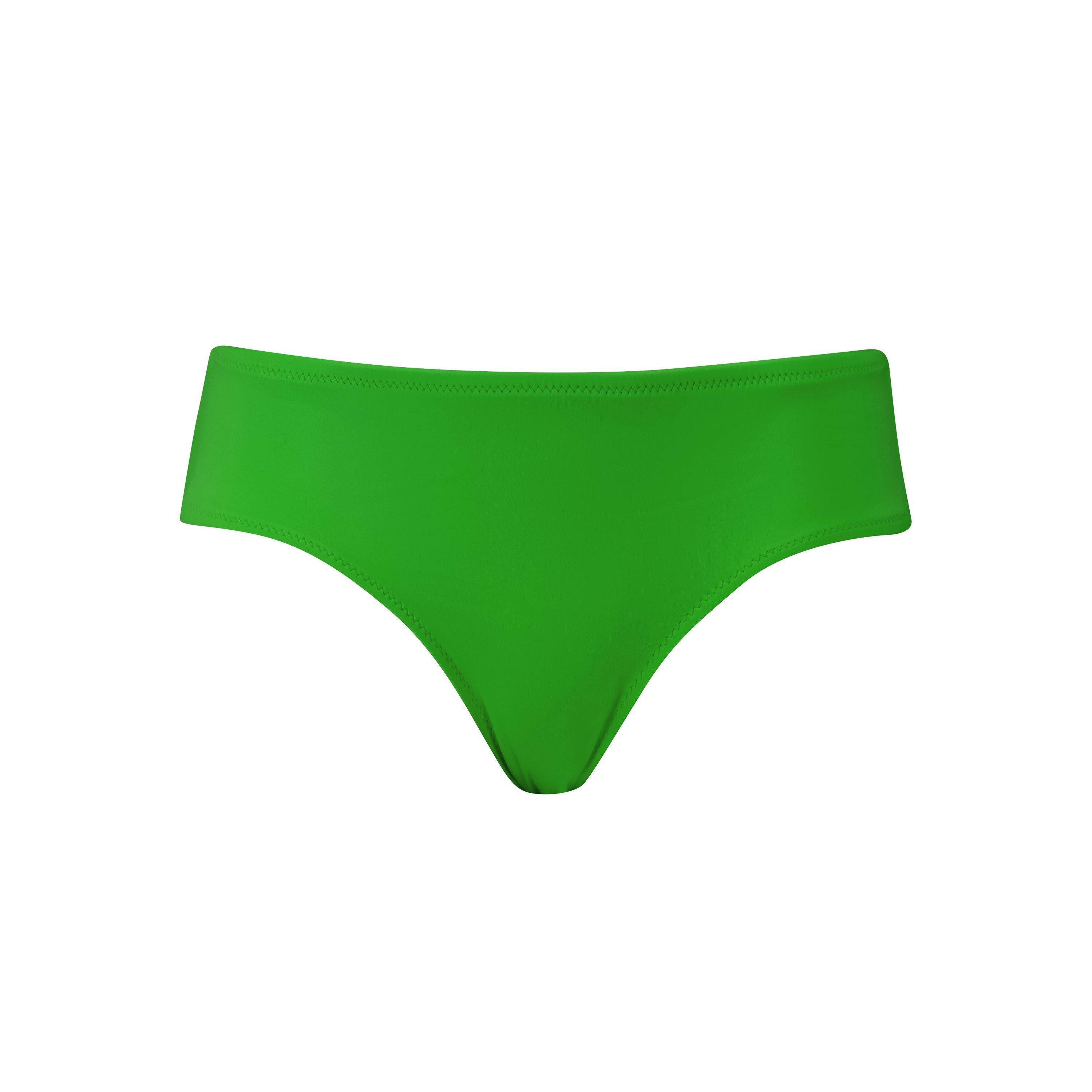 Puma Women's Swim Hipster Briefs - Bright Green - 8 (XS)