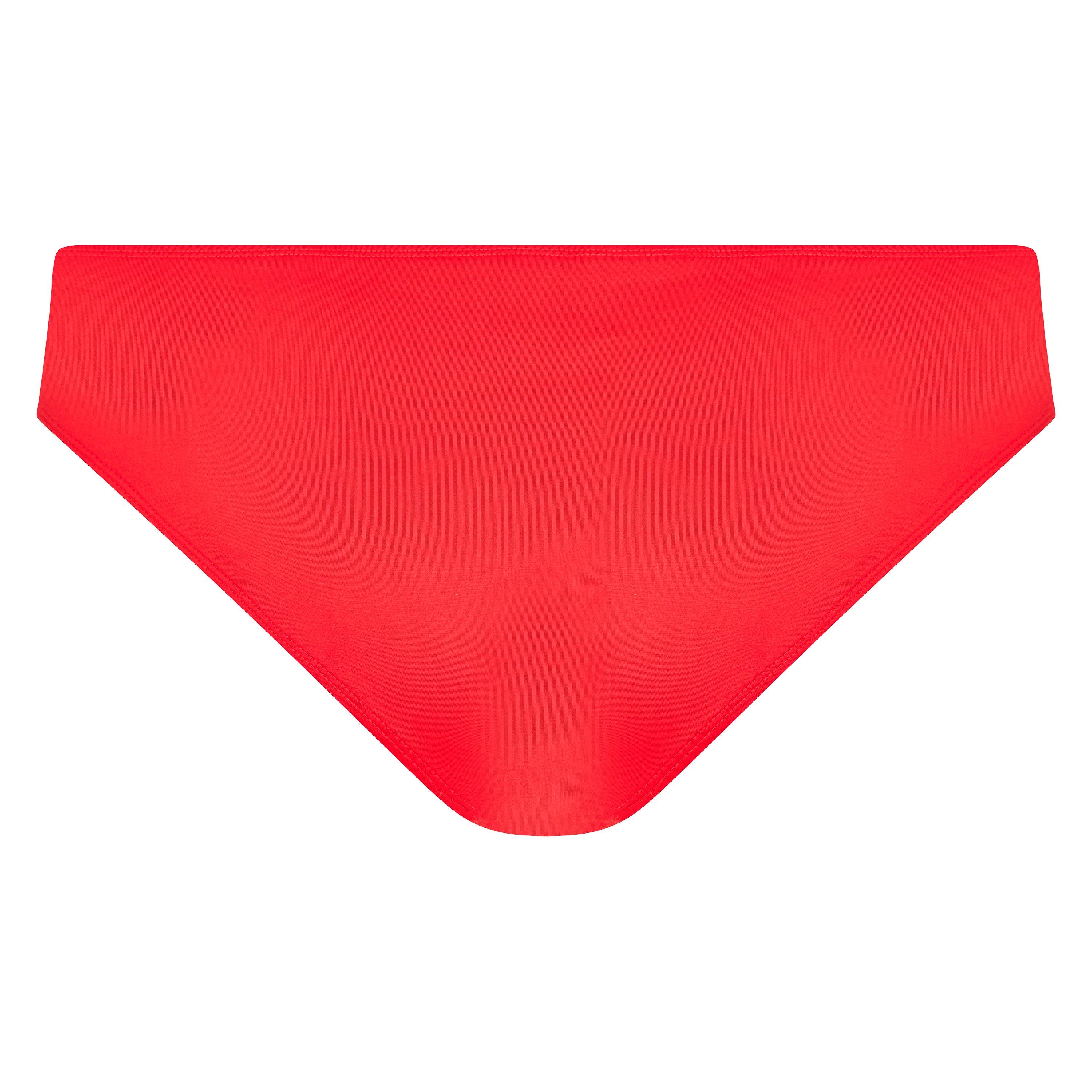 Red - Lauren by Ralph Lauren - Ring-Front Hipster Bikini Bottoms - 2