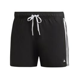 adidas 3 Stripes CLX Very Short Length Mens Swim Shorts