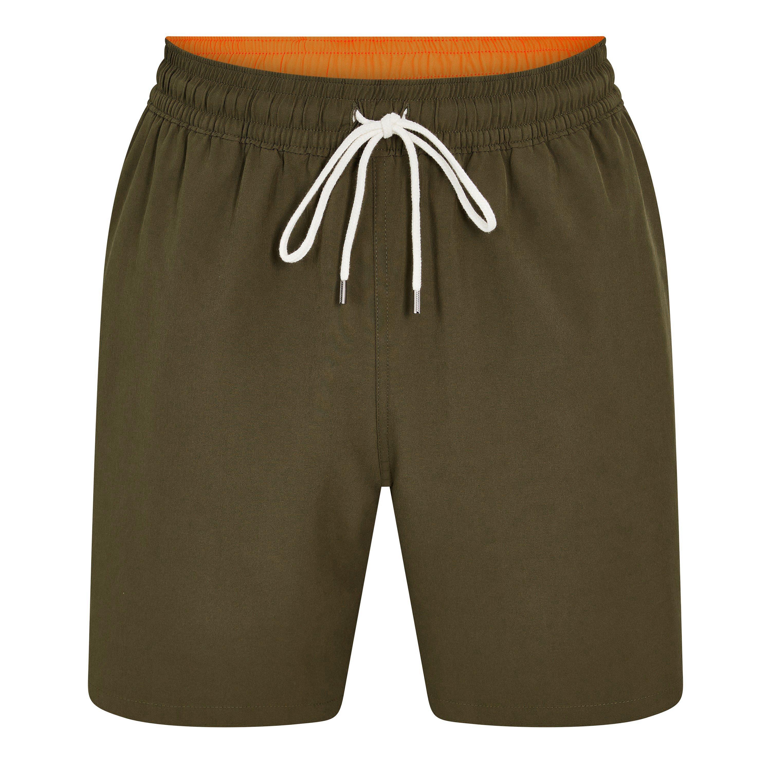 Polo Ralph Lauren Men's Canopy Olive Traveller Swim Shorts - M