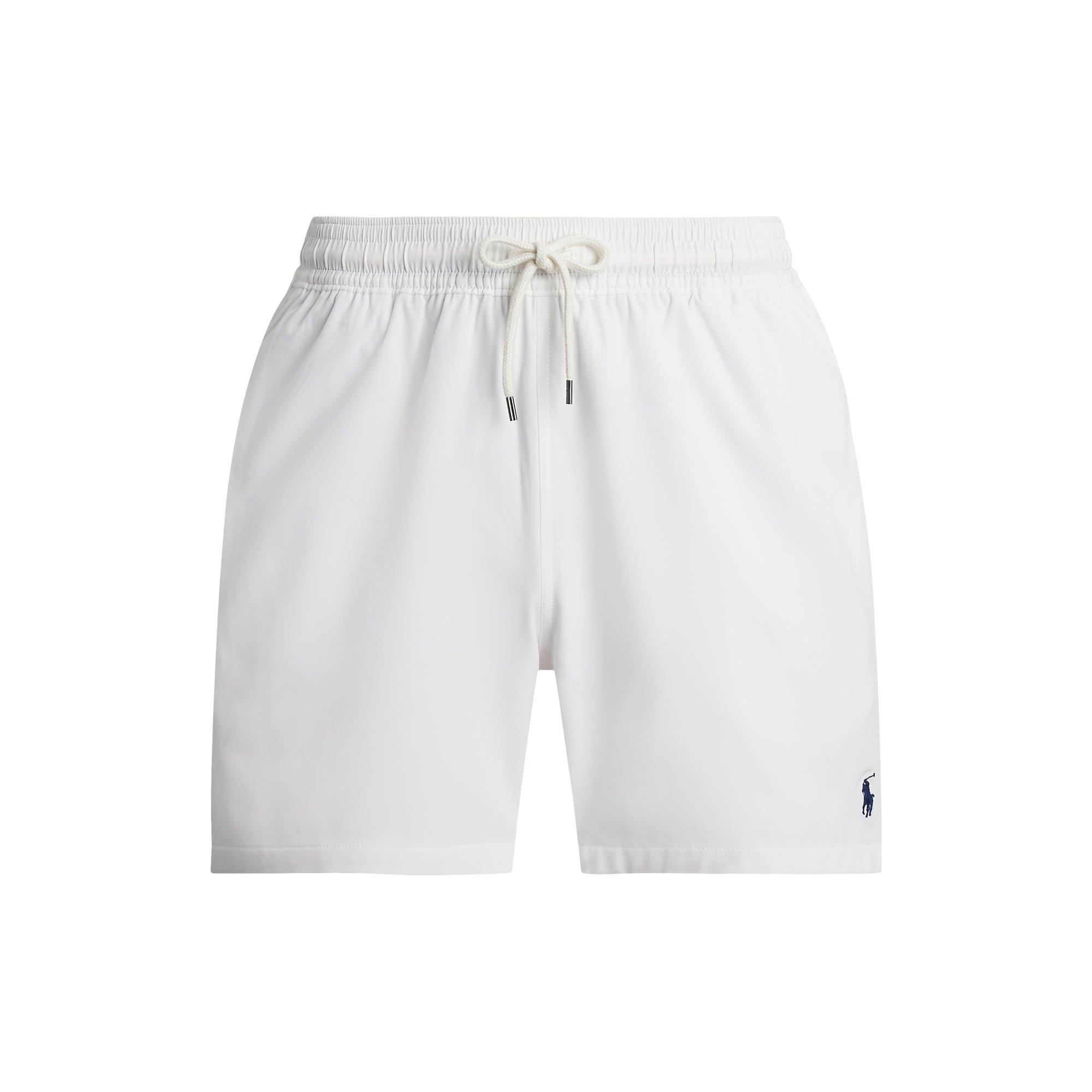 Polo Ralph Lauren Men's White Traveller Swim Shorts - XL