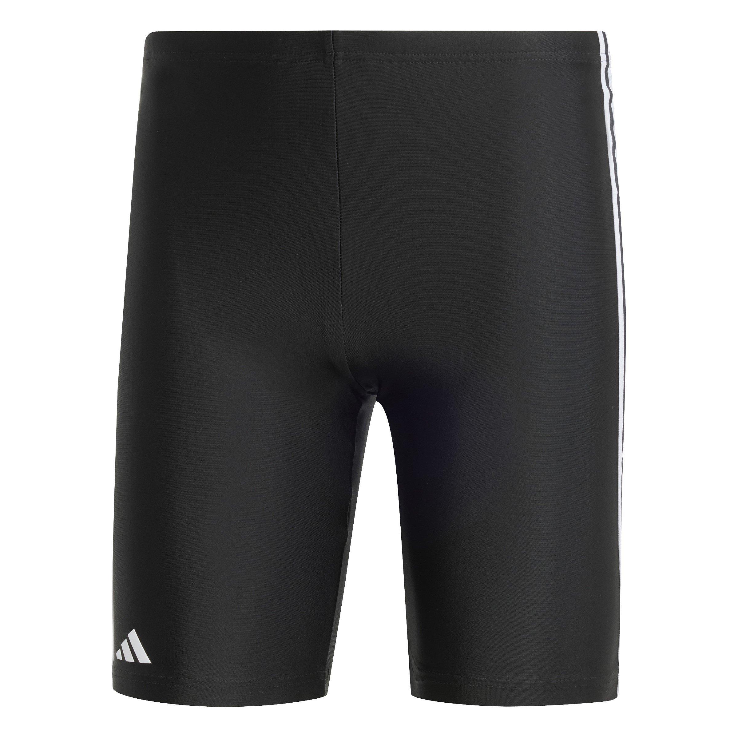 Adidas Men's Primeblue 3-Stripes Swim Jammer - Black/White - 36