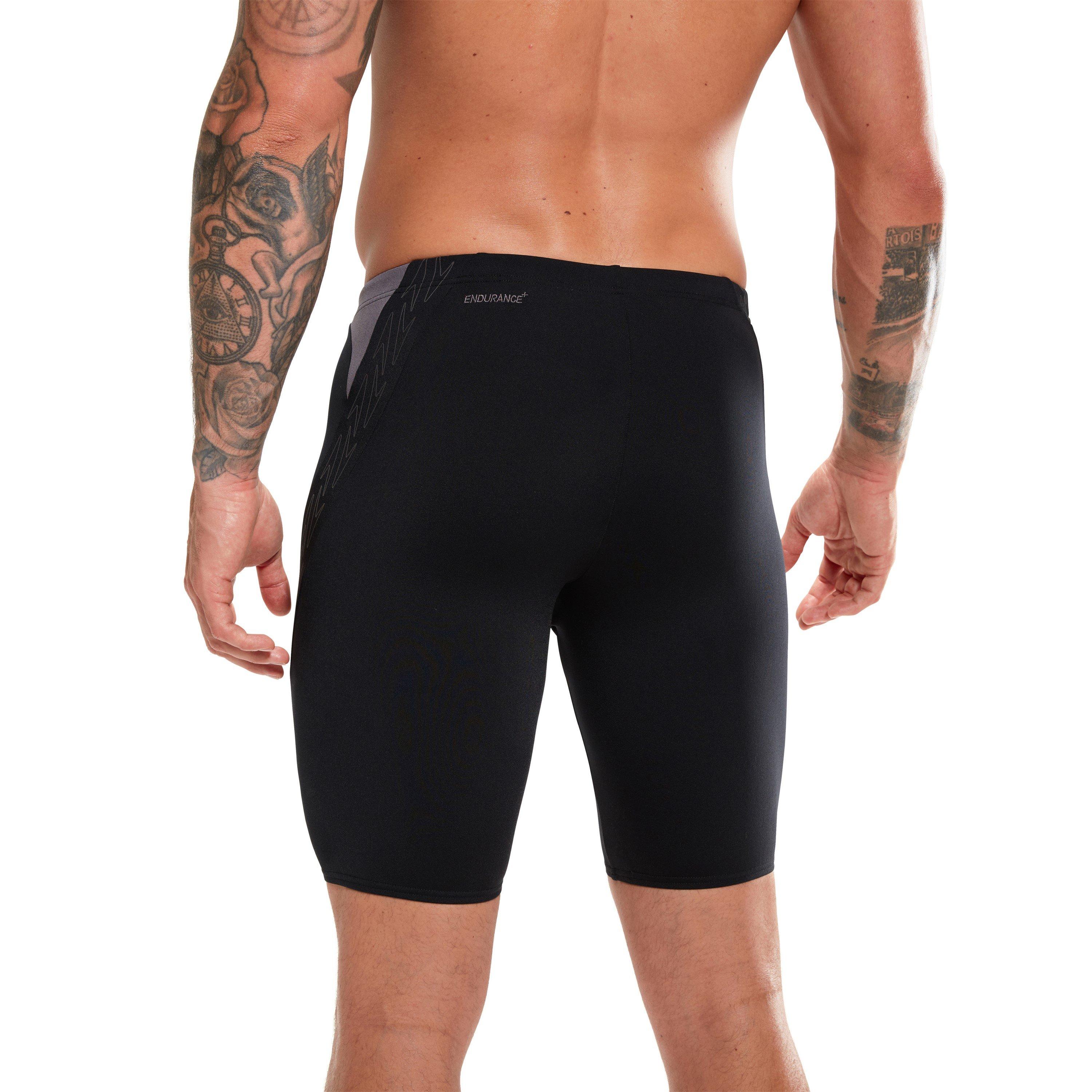 Black/Grey - Speedo - Hyperboom Jammer Swim Shorts Mens - 3