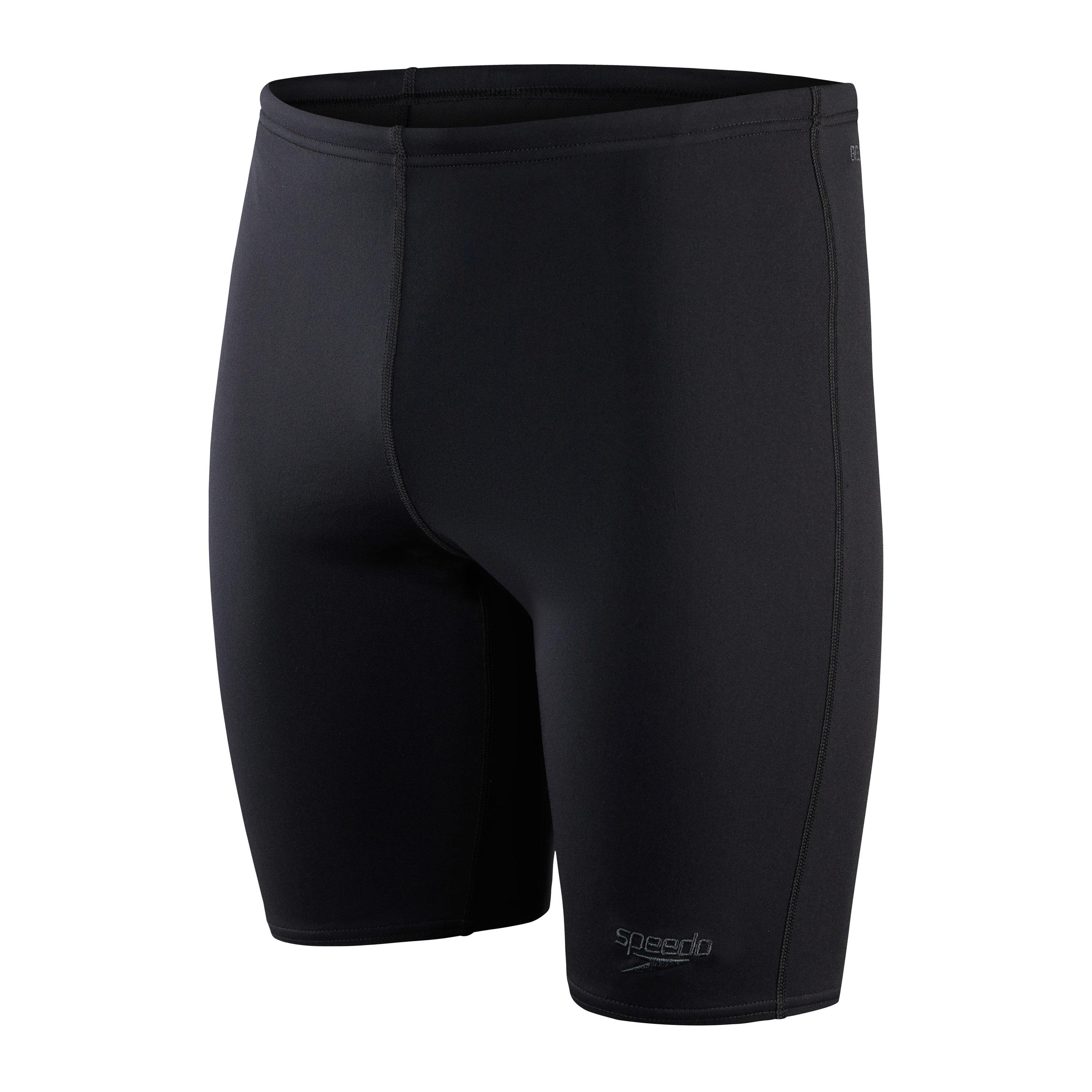 Crna - Speedo - Endurance Plus Swimming Jammers Mens - 5