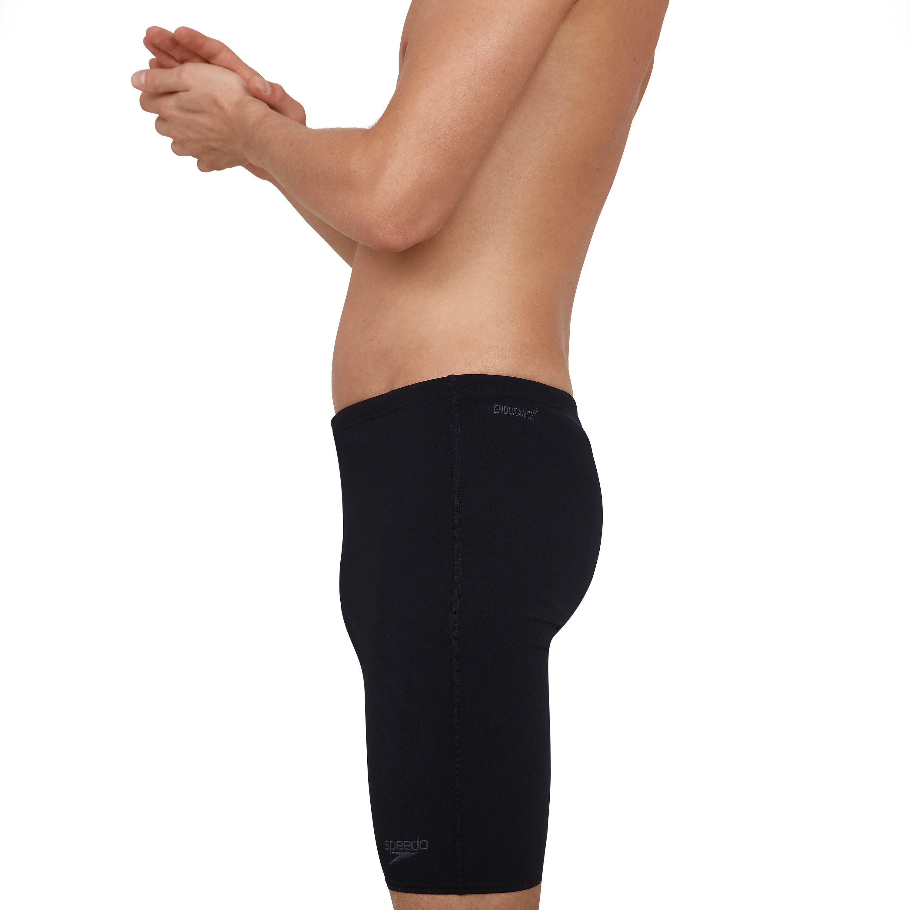 Crna - Speedo - Endurance Plus Swimming Jammers Mens - 7