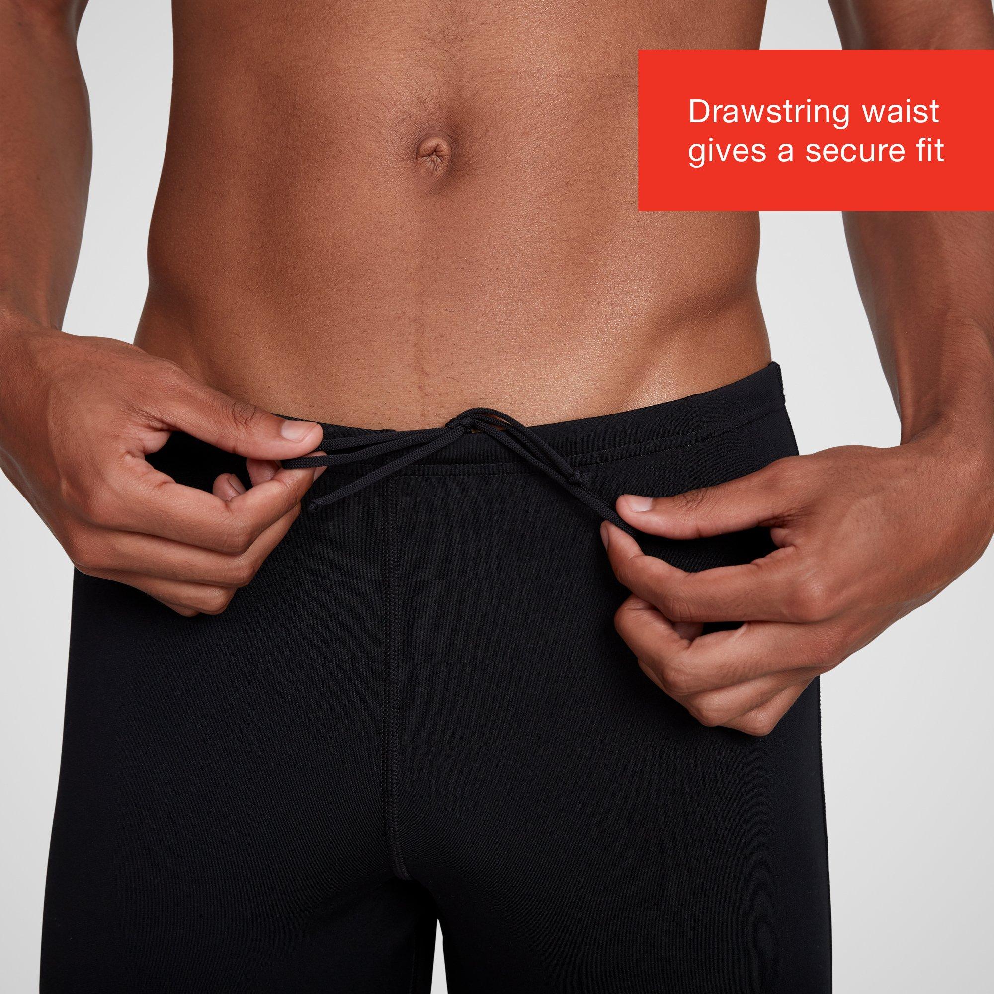 Crna - Speedo - Endurance Plus Swimming Jammers Mens - 8