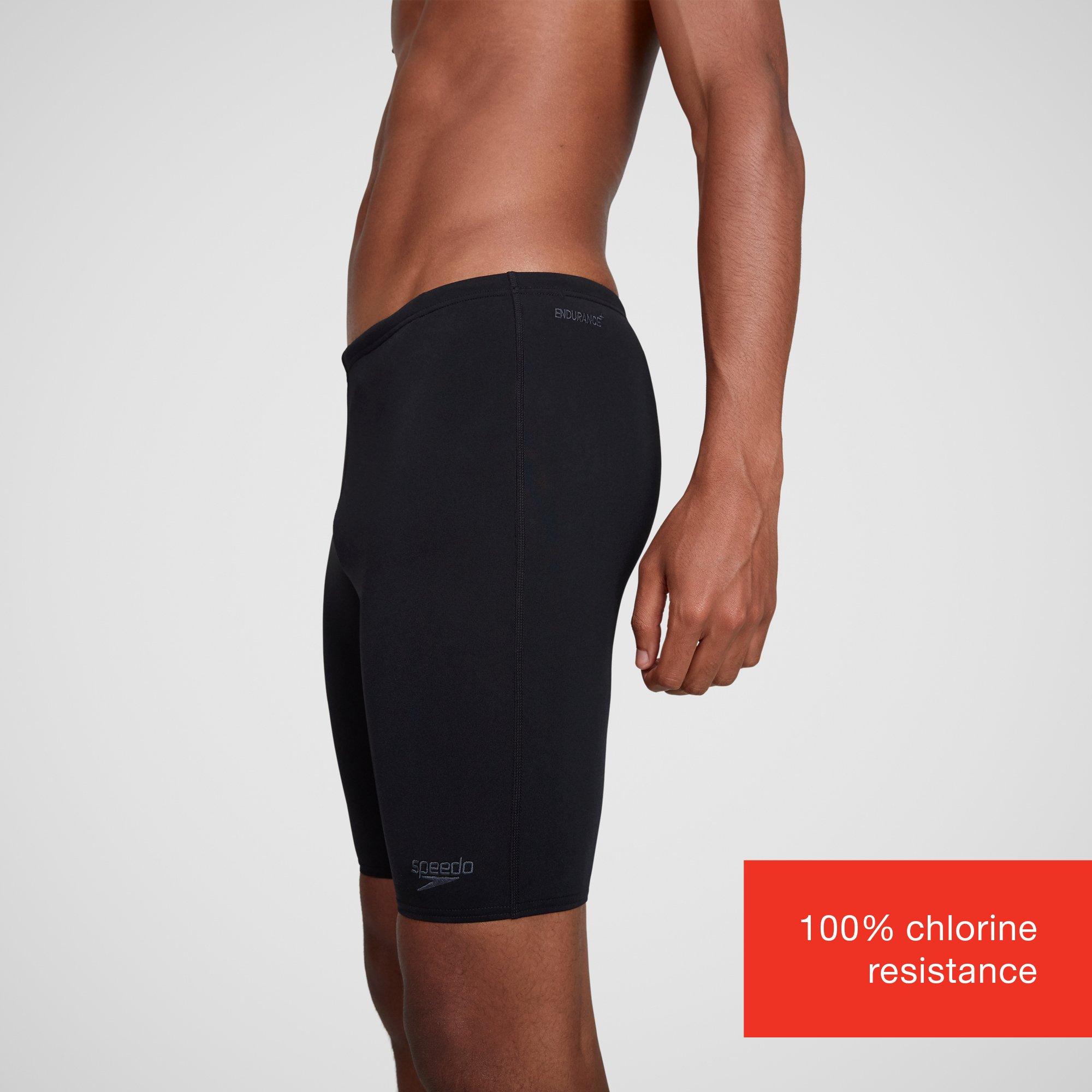 Crna - Speedo - Endurance Plus Swimming Jammers Mens - 9