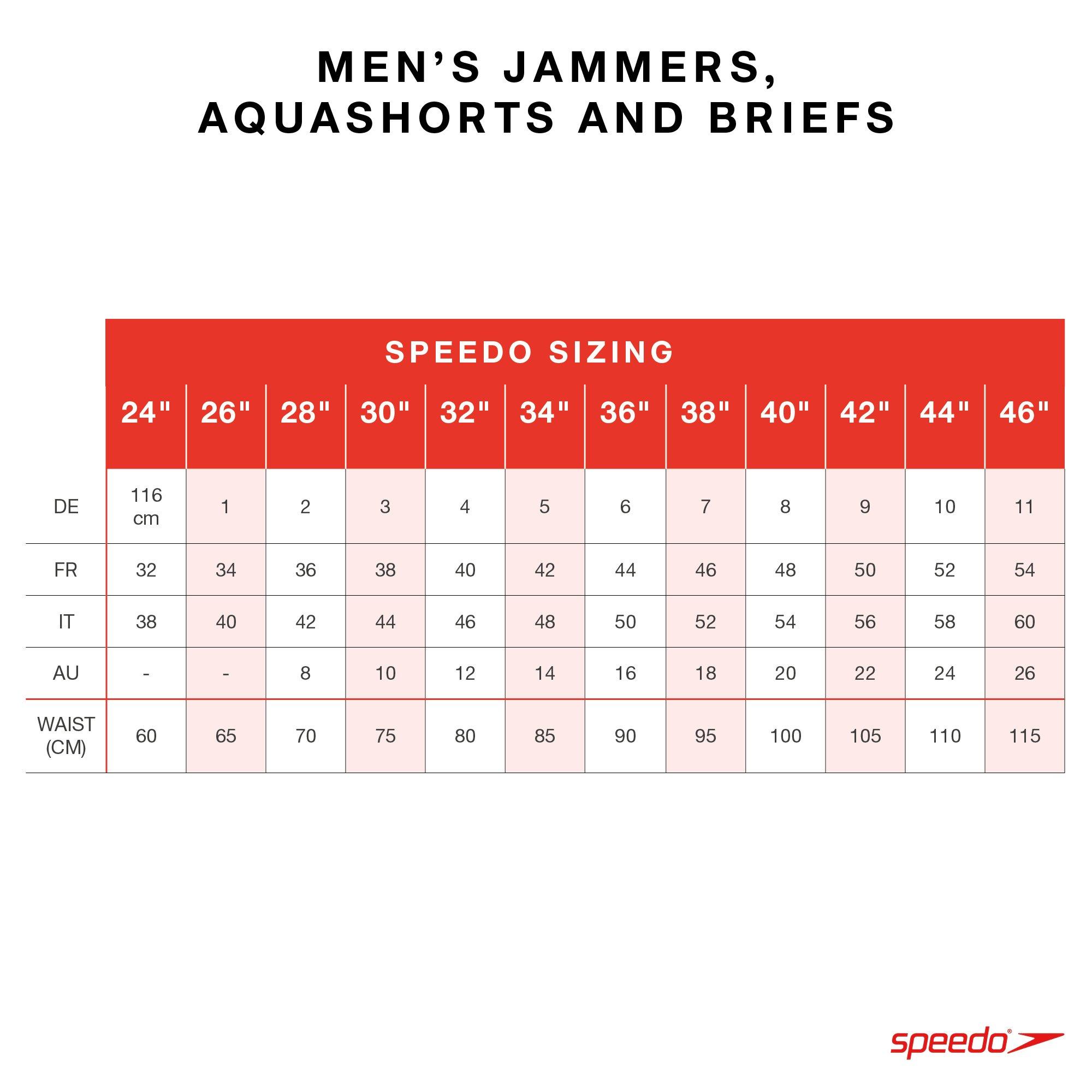 Crna - Speedo - Endurance Plus Swimming Jammers Mens - 10