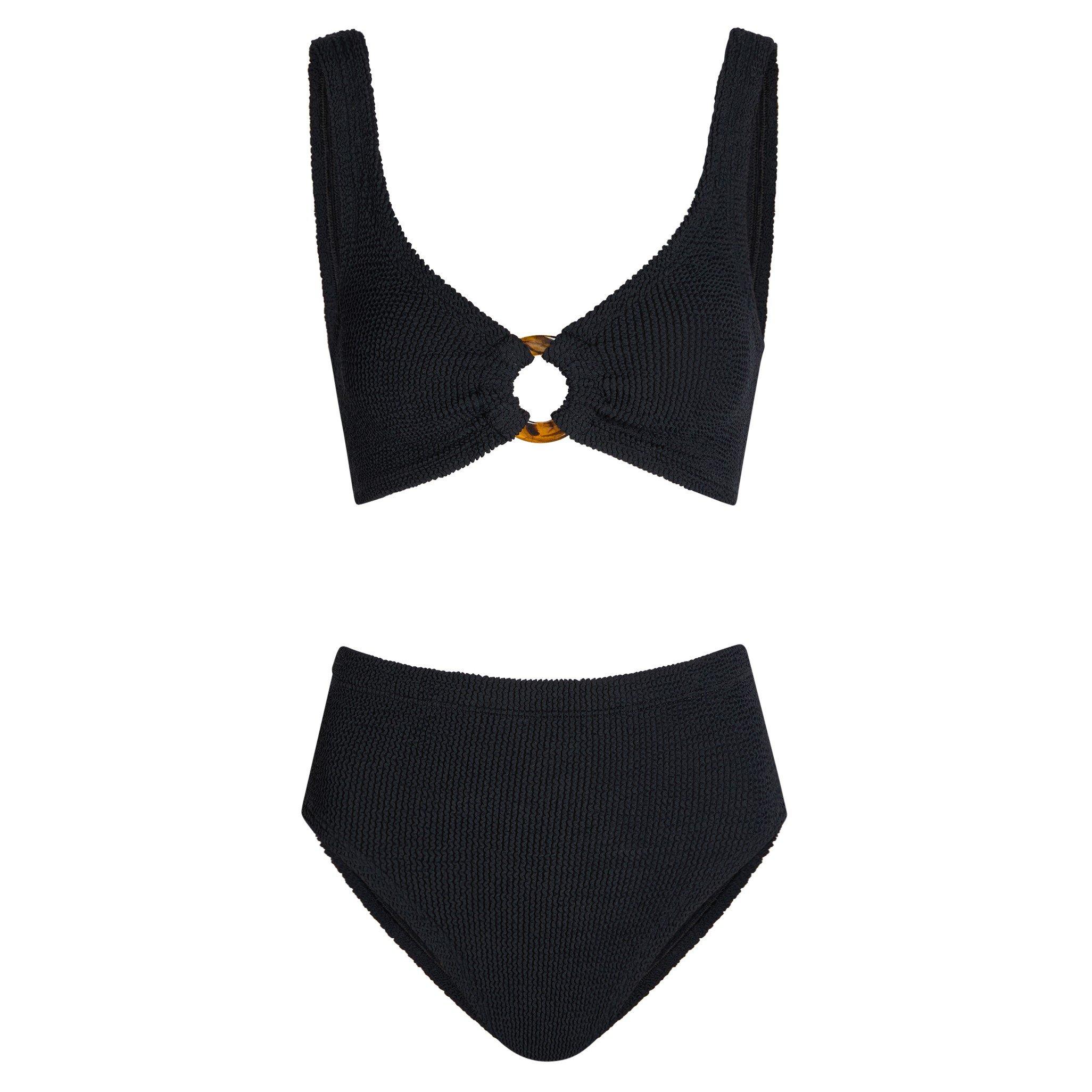 BLACK - Hunza G - BK NADINE BIKINI  FABRIC