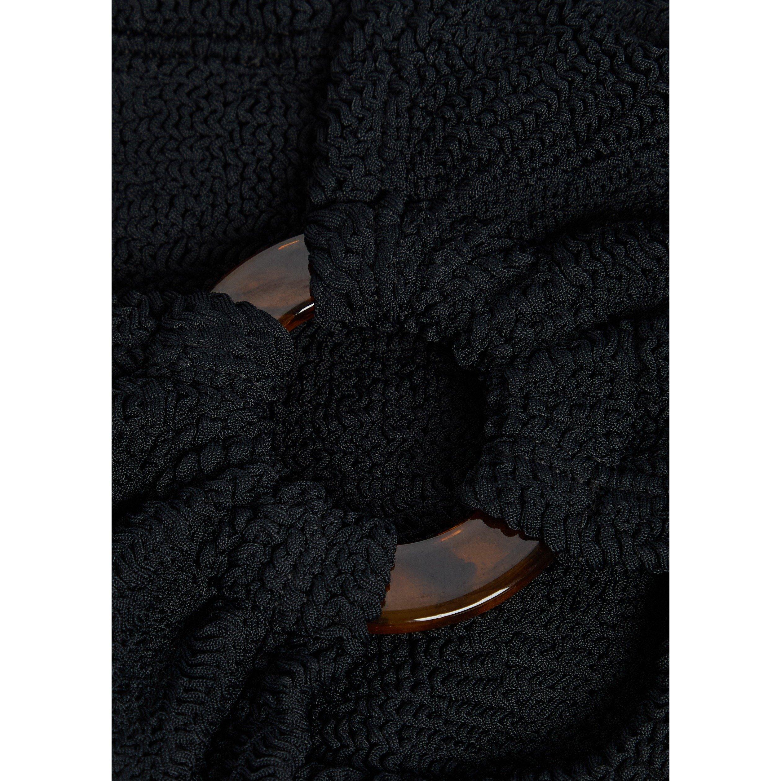 BLACK - Hunza G - BK NADINE BIKINI  FABRIC HOOP - 4