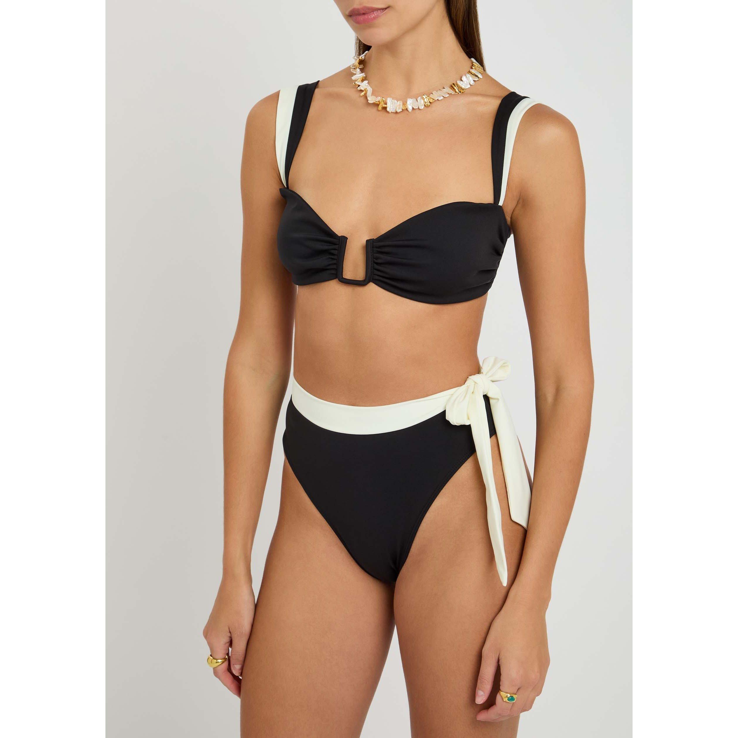 BLACK AND OTHER - Away That Day - Women's Tahiti High-Waisted Bikini Bottoms - 2