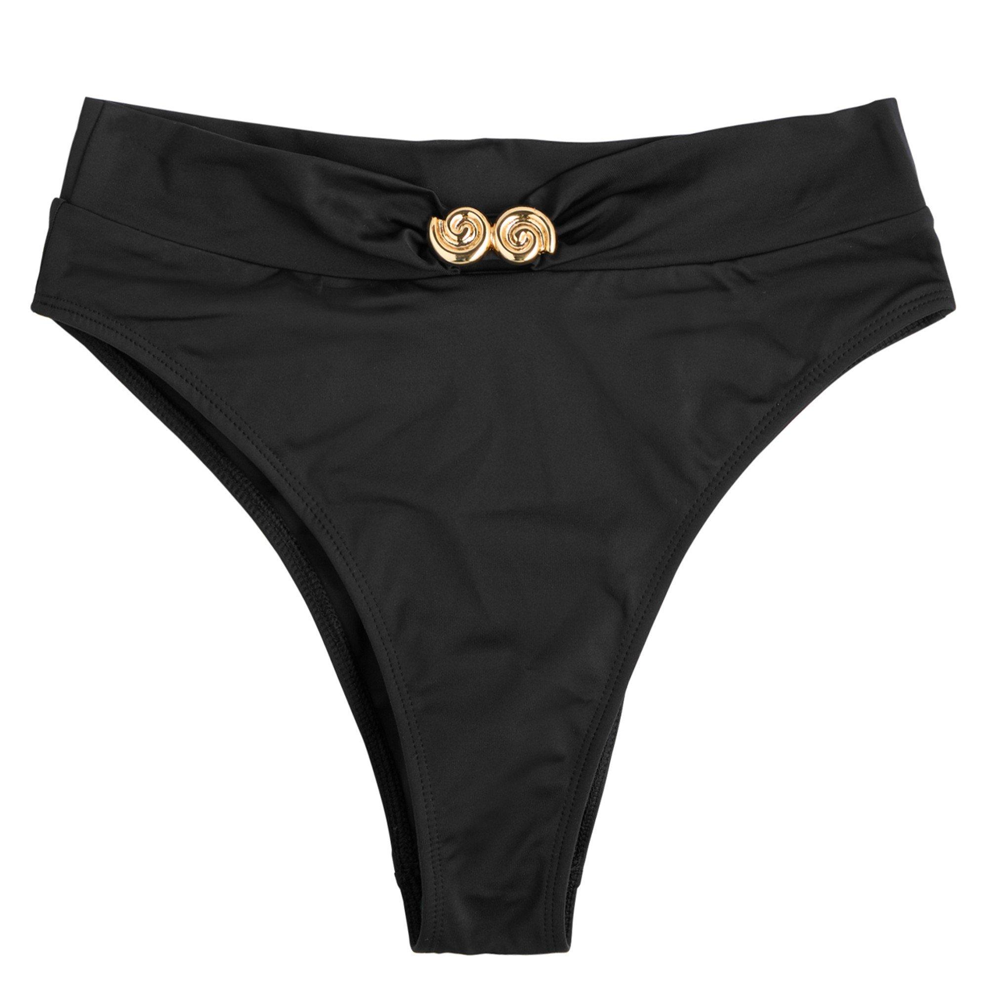 BLACK AND OTHER - Away That Day - Women's Isola Bella High-Waist Bikini Brief - 1