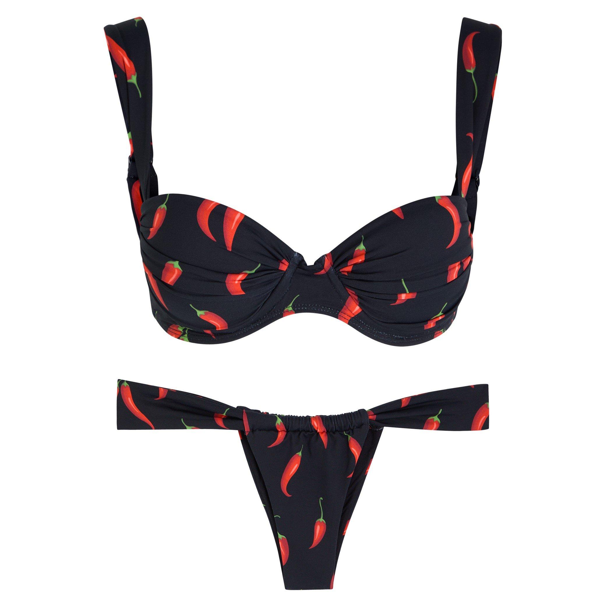 BLACK - Leslie Amon - BK PALOMA BIKINI