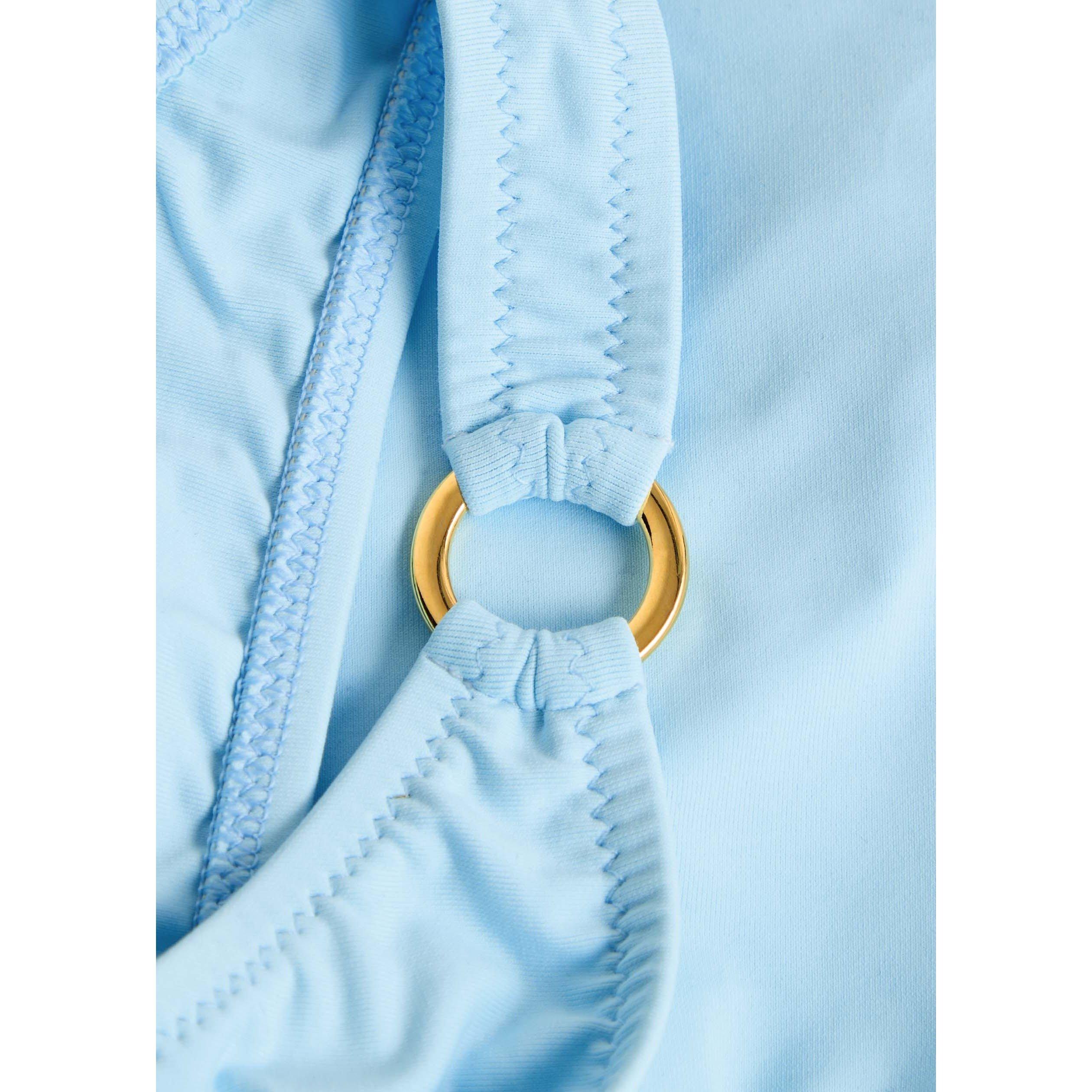 LIGHT BLUE - Melissa Odabash - Women's Caracas Embellished Bikini Brief - 4
