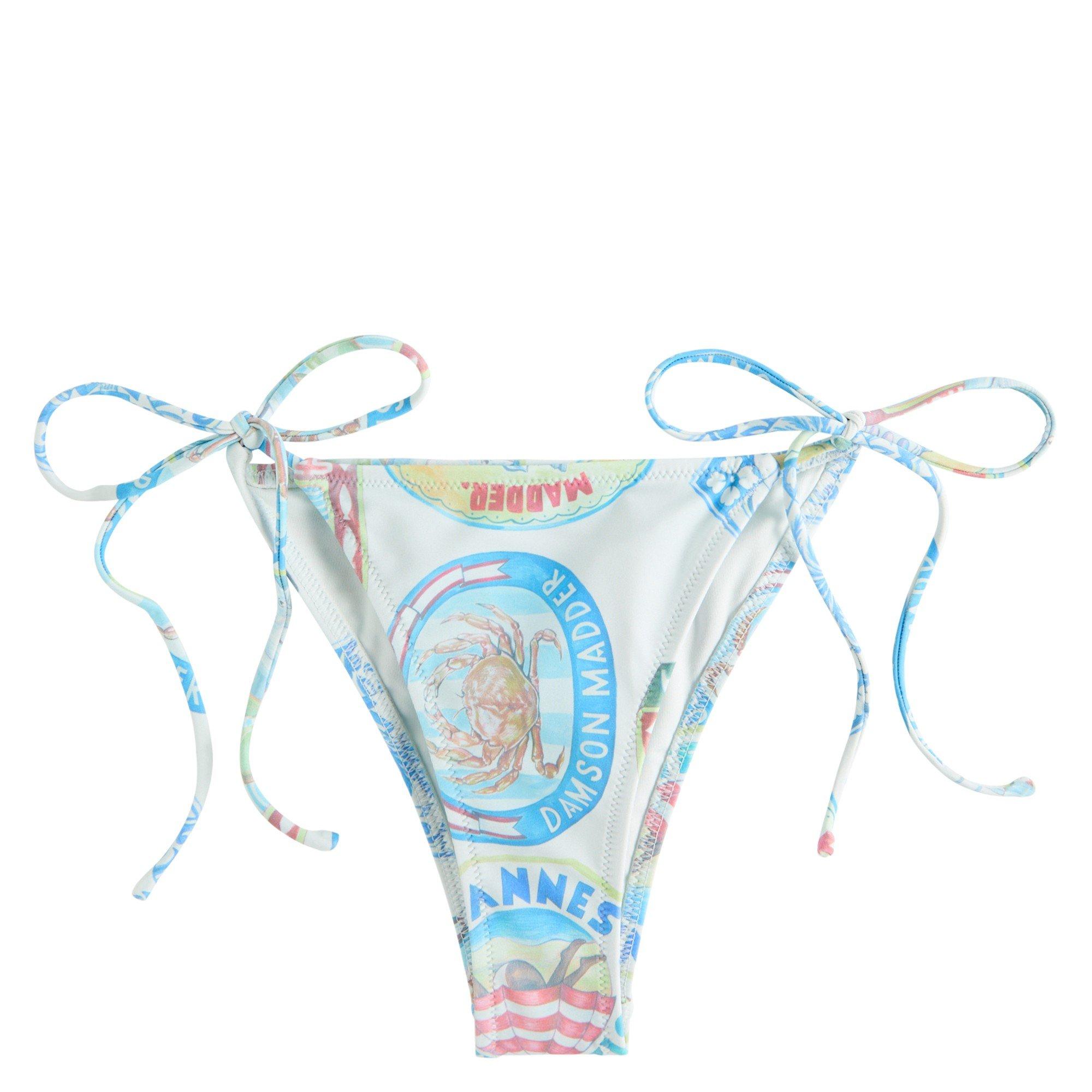 MULTICOLOURED - Damson Madder - SW TIE SIDE BIKINI BOTTOMS