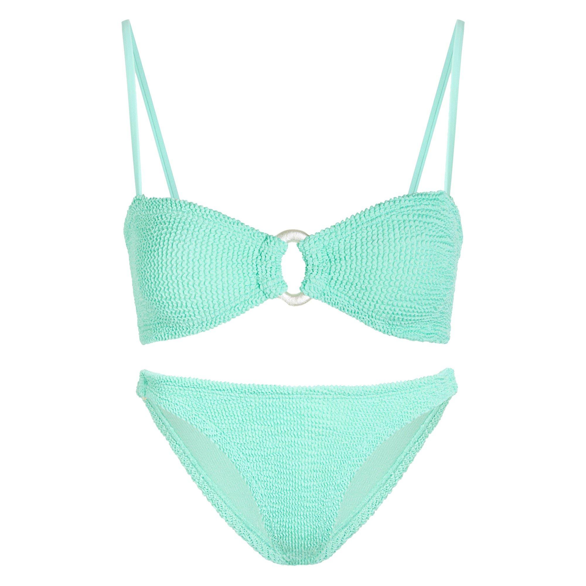 MINT - Hunza G - MISTY BIKINI WITH PEARLY HOOP