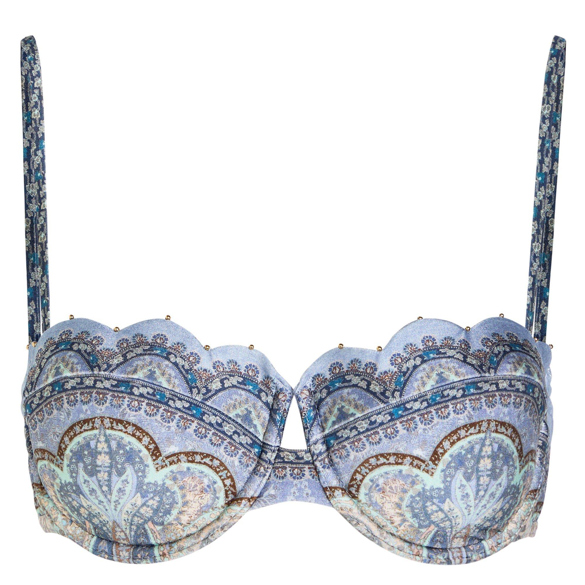 MULTICOLOURED 1 - Zimmermann - WANDERLUST SCALLOP BIKINI TOP - 1