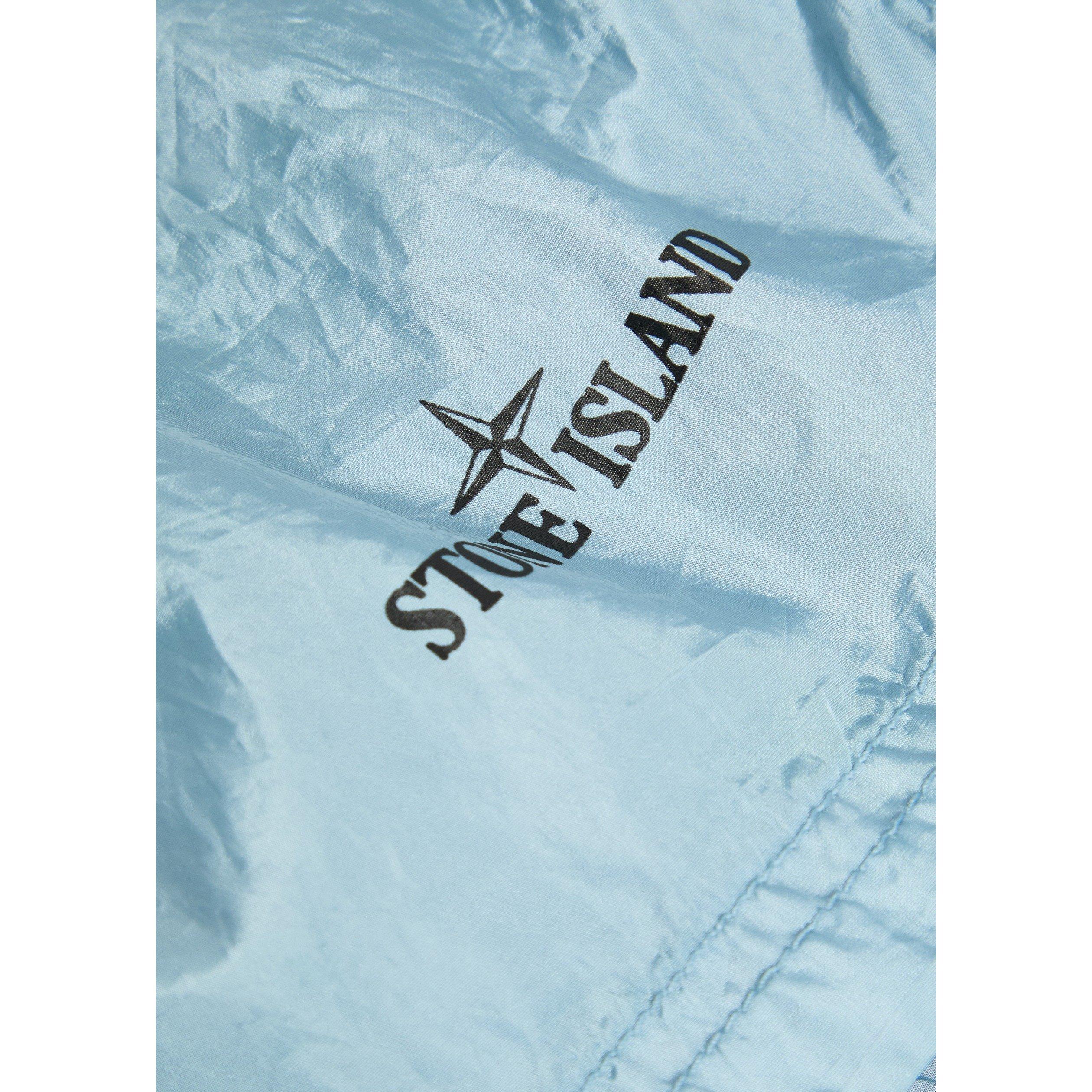 BLUE - Stone Island - Men's Camo Relaxed-Fit Swim Shorts - 4