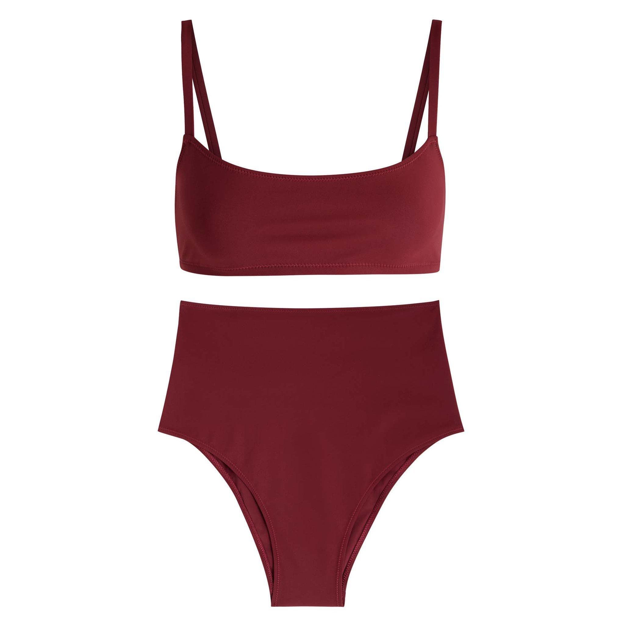 DARK RED - Lido - BK Undici High Waist