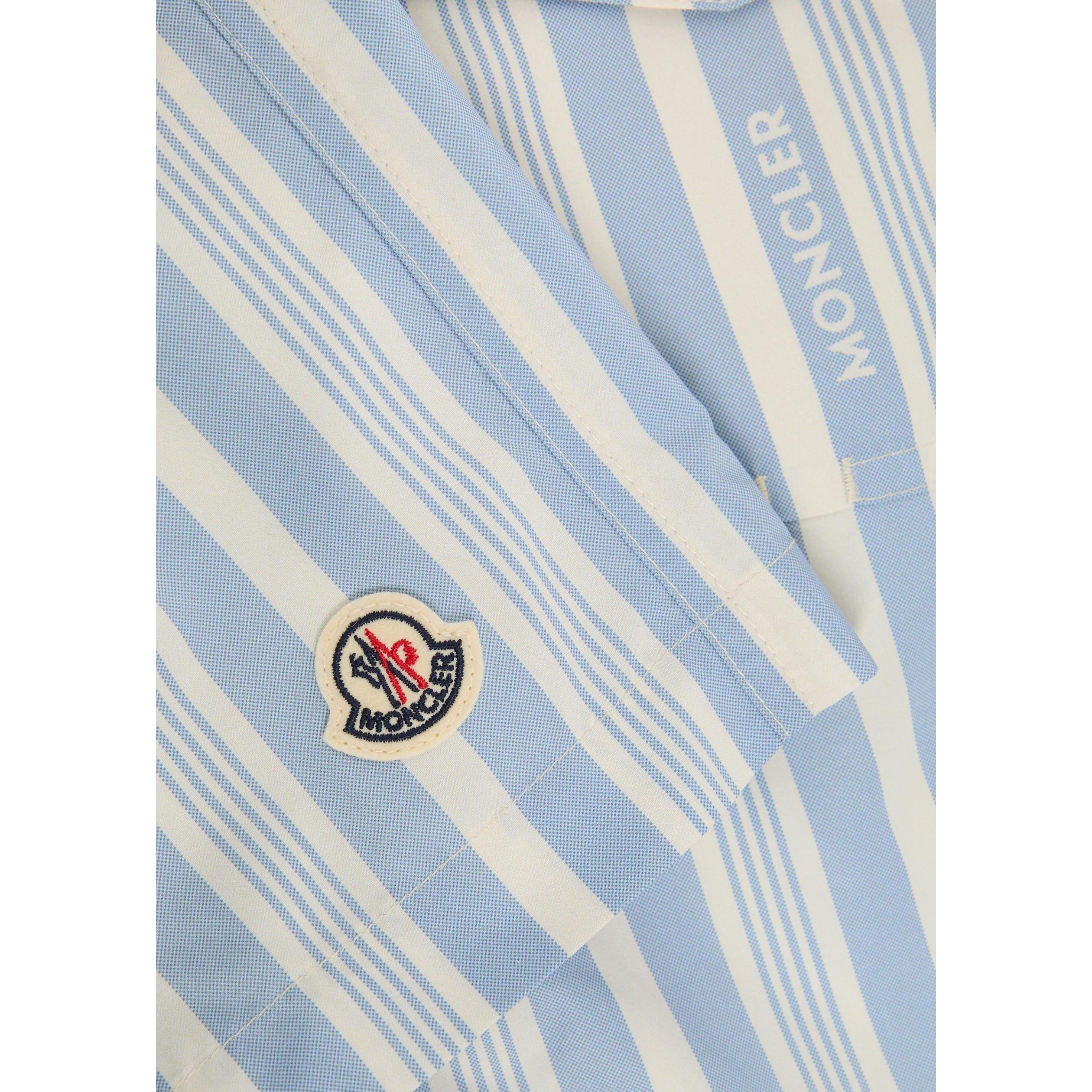 BLUE - Moncler - Men's Striped Swim Shorts - 4