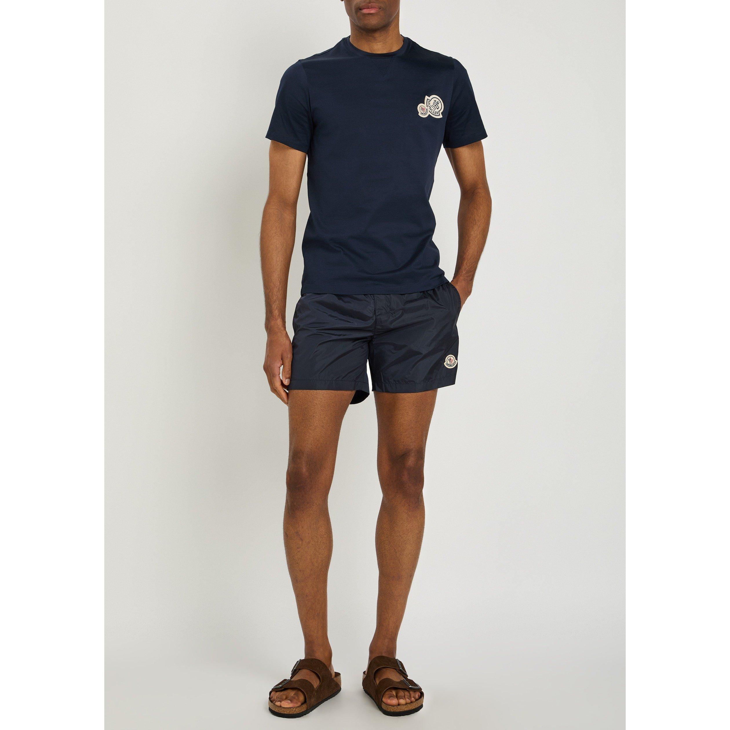 NAVY - Moncler - MON NYLON TEC SWIMSHORTS - 5