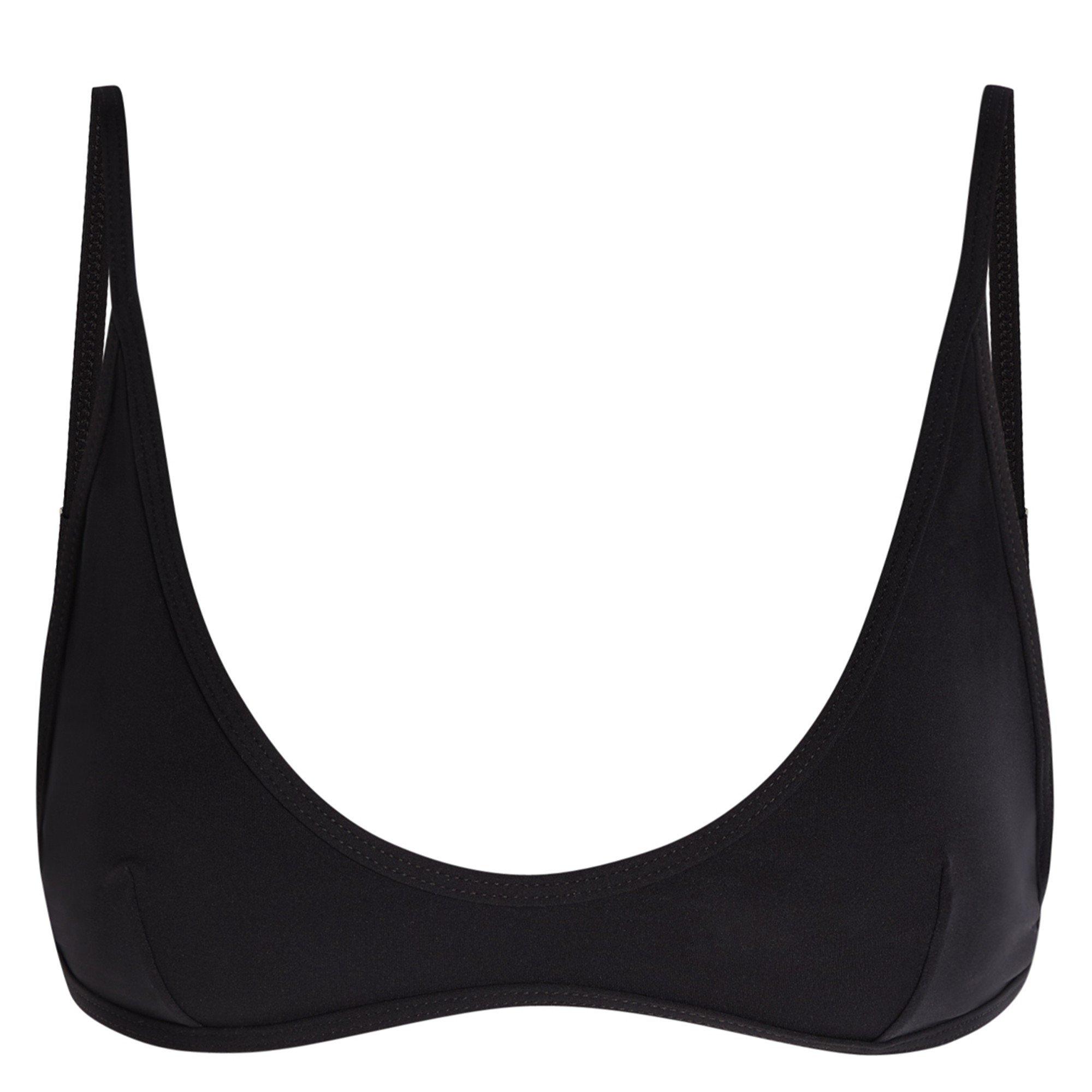 BLACK - Toteme - Scoop bikini top