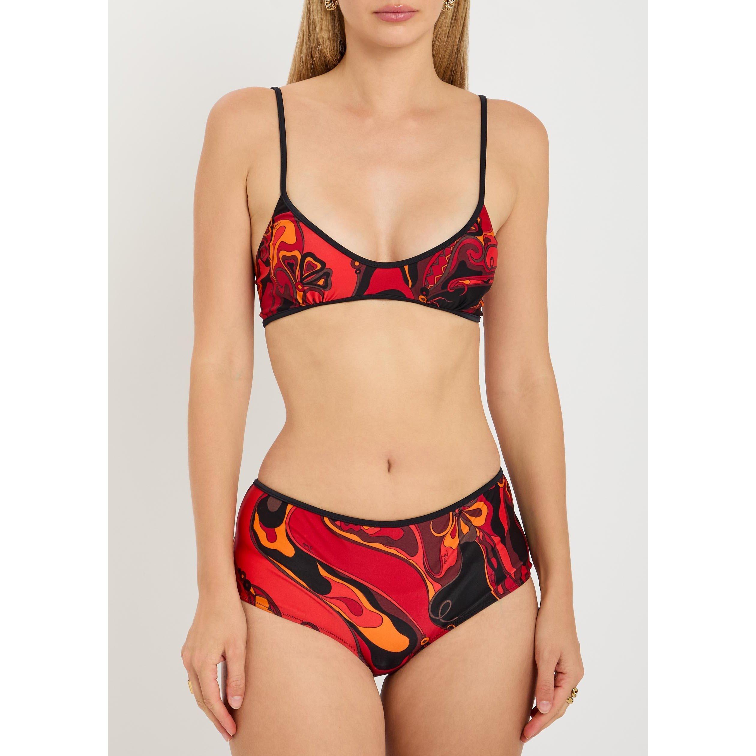 ORANGE AND OTHE - PUCCI - Women's Scoopback Bikini Top - 2