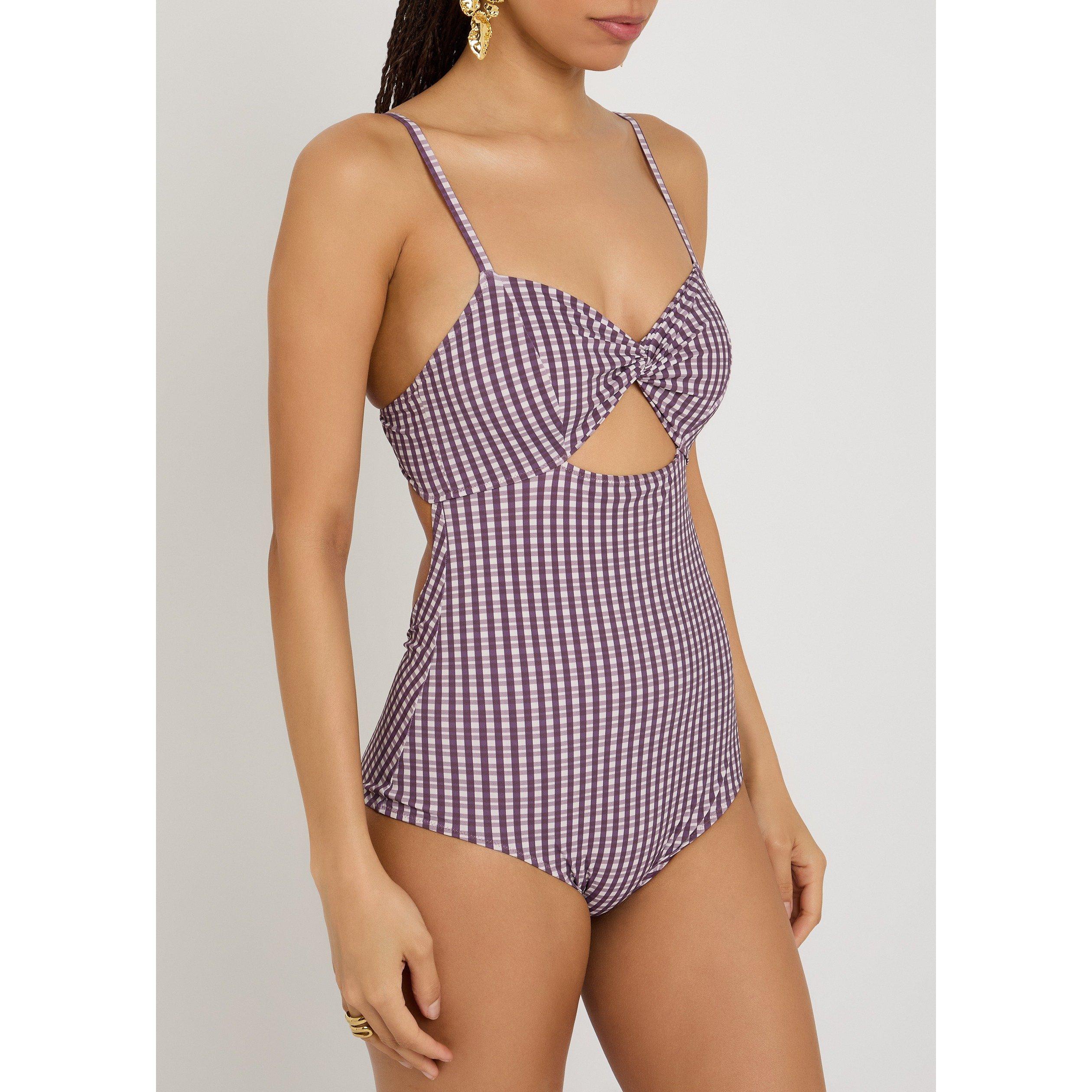 PURPLE AND OTHE - Nounou - ZOE GINGHAM ONE PIECE - 2