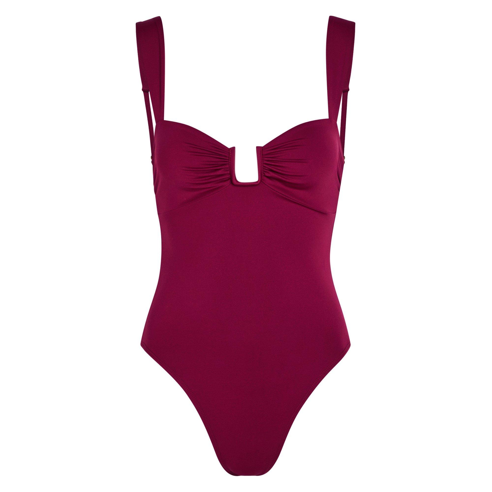 DARK PURPLE - Away That Day - SS CANNES ONE PIECE SWIMSUIT