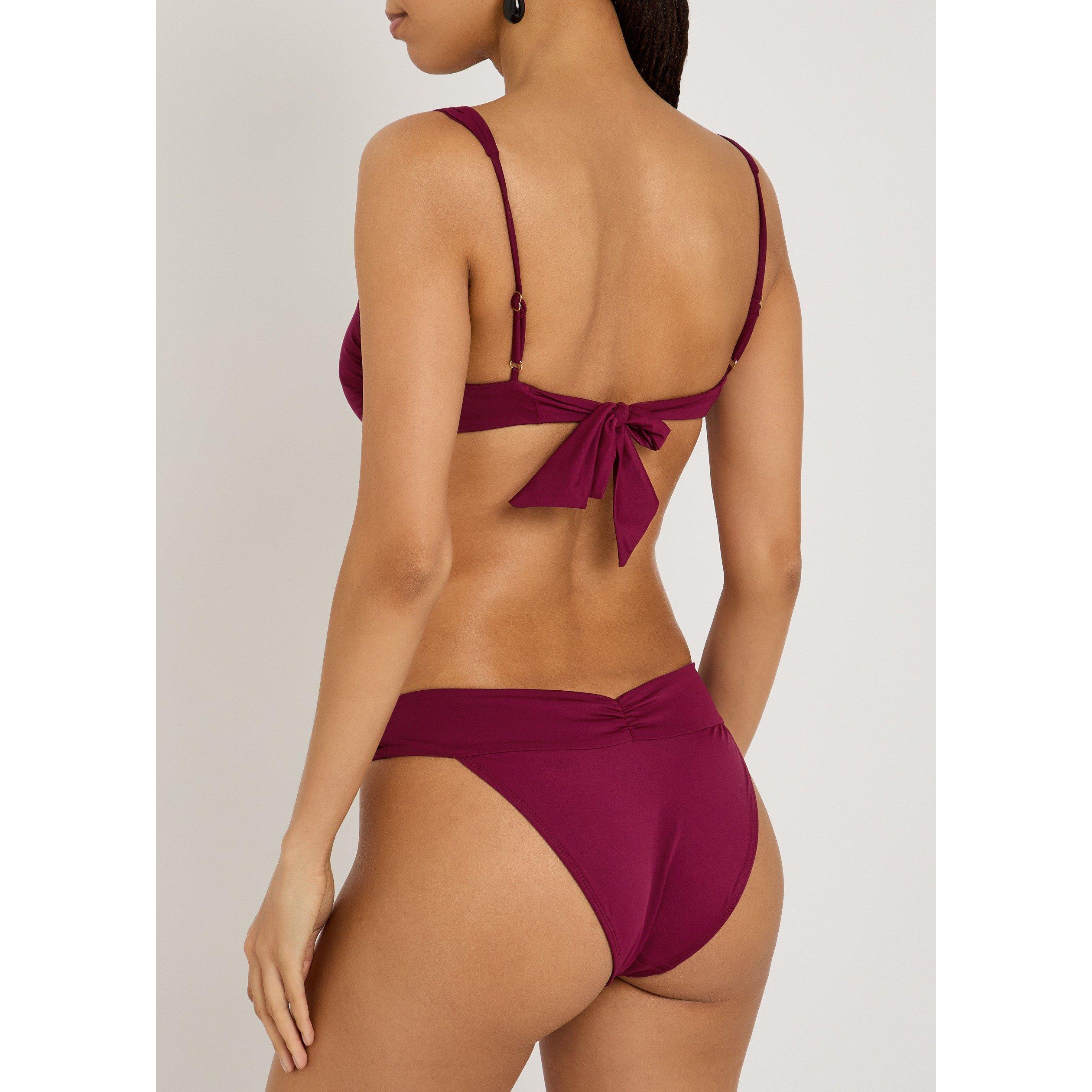 DARK PURPLE - Away That Day - BT FORMENTERA STRPLESS BIKINI - 3