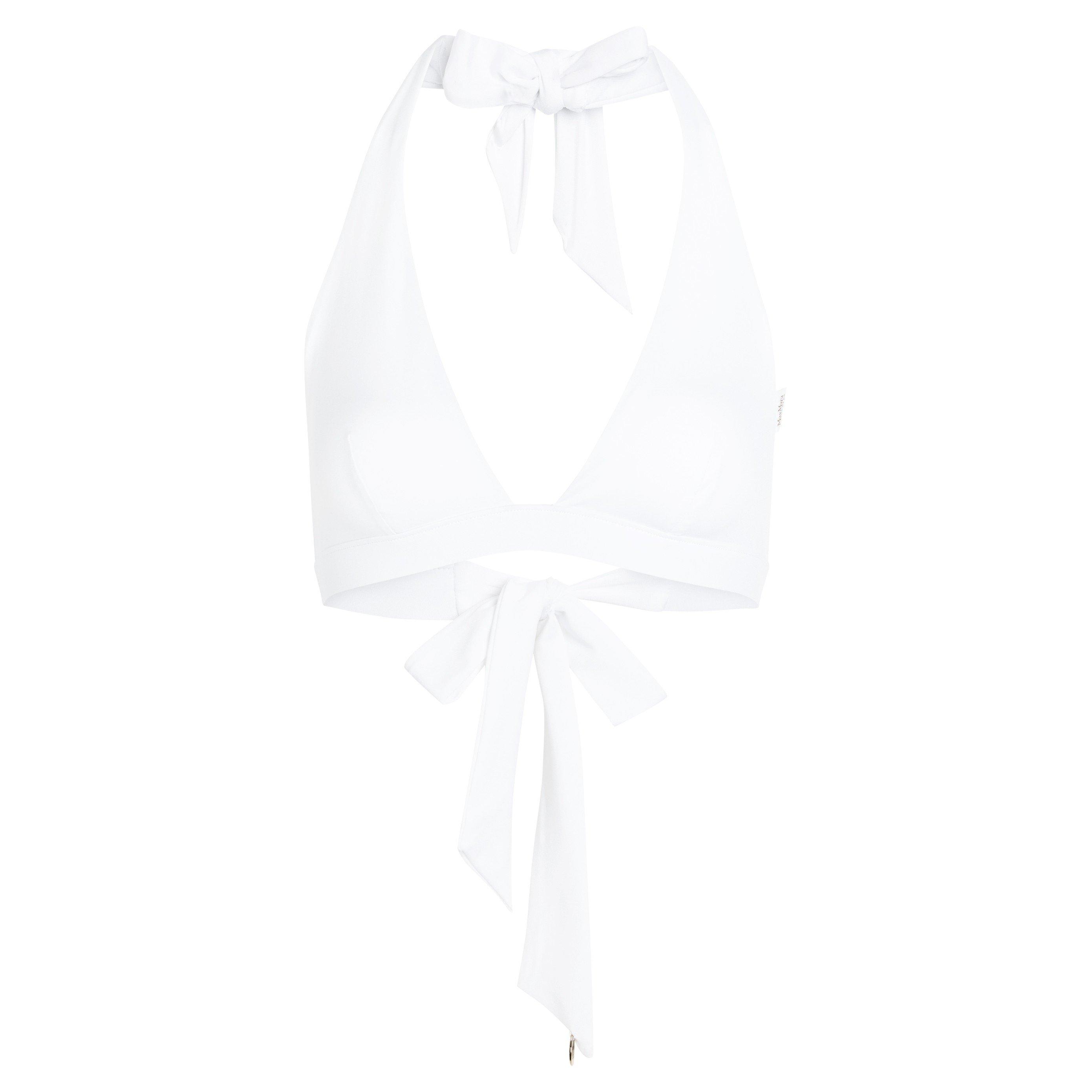 WHITE - Max Mara - BT BCHARIELLA HALTER BIKINI TO