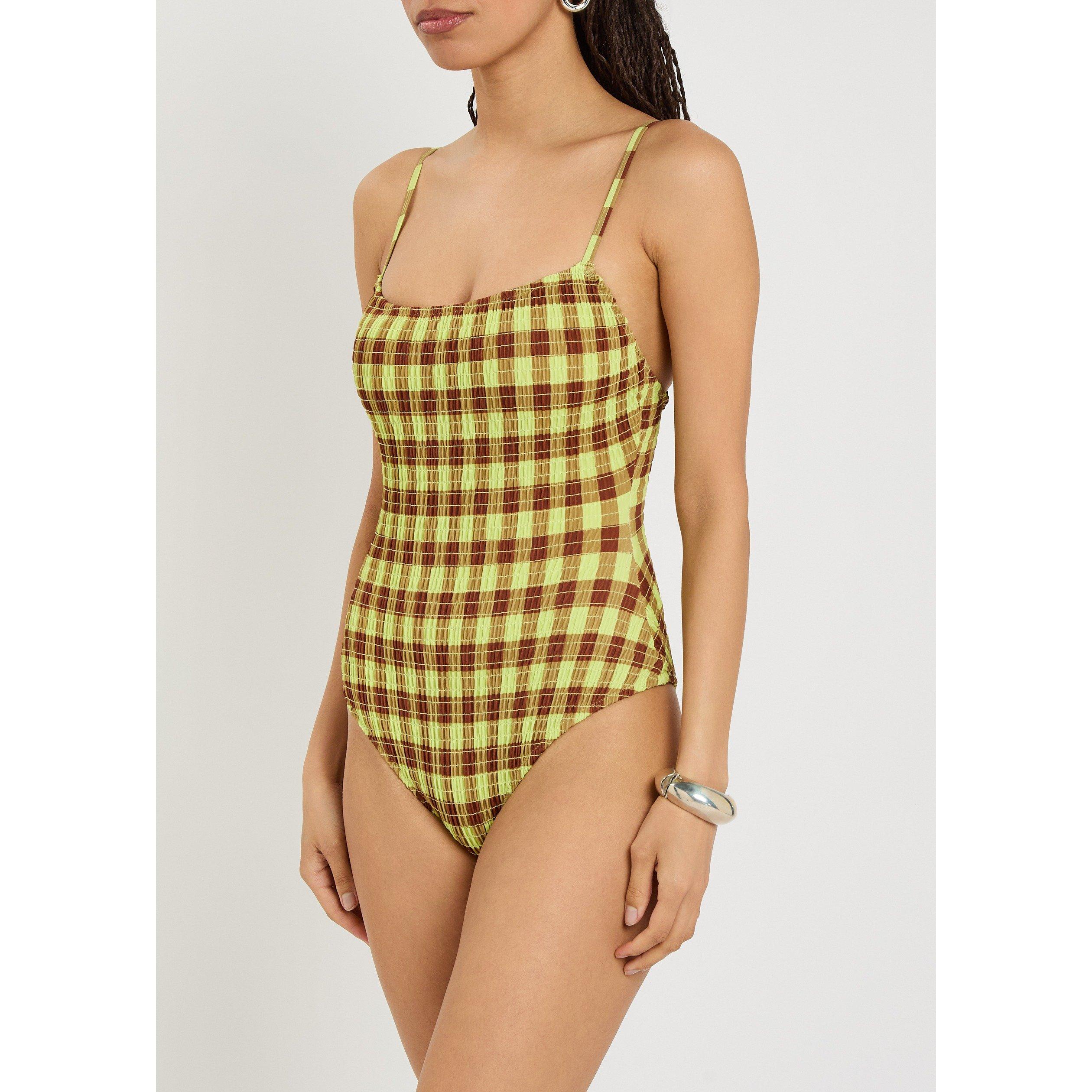 GREEN AND OTHER - Damson Madder - Women's Lilibet Scoopback One-Piece Swimsuit - 2