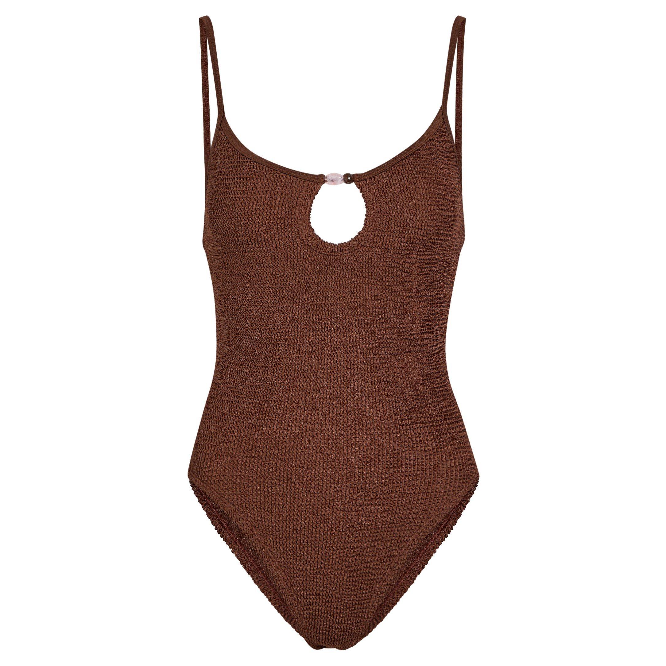 BROWN - Hunza G - B MIA BEADED SWIM