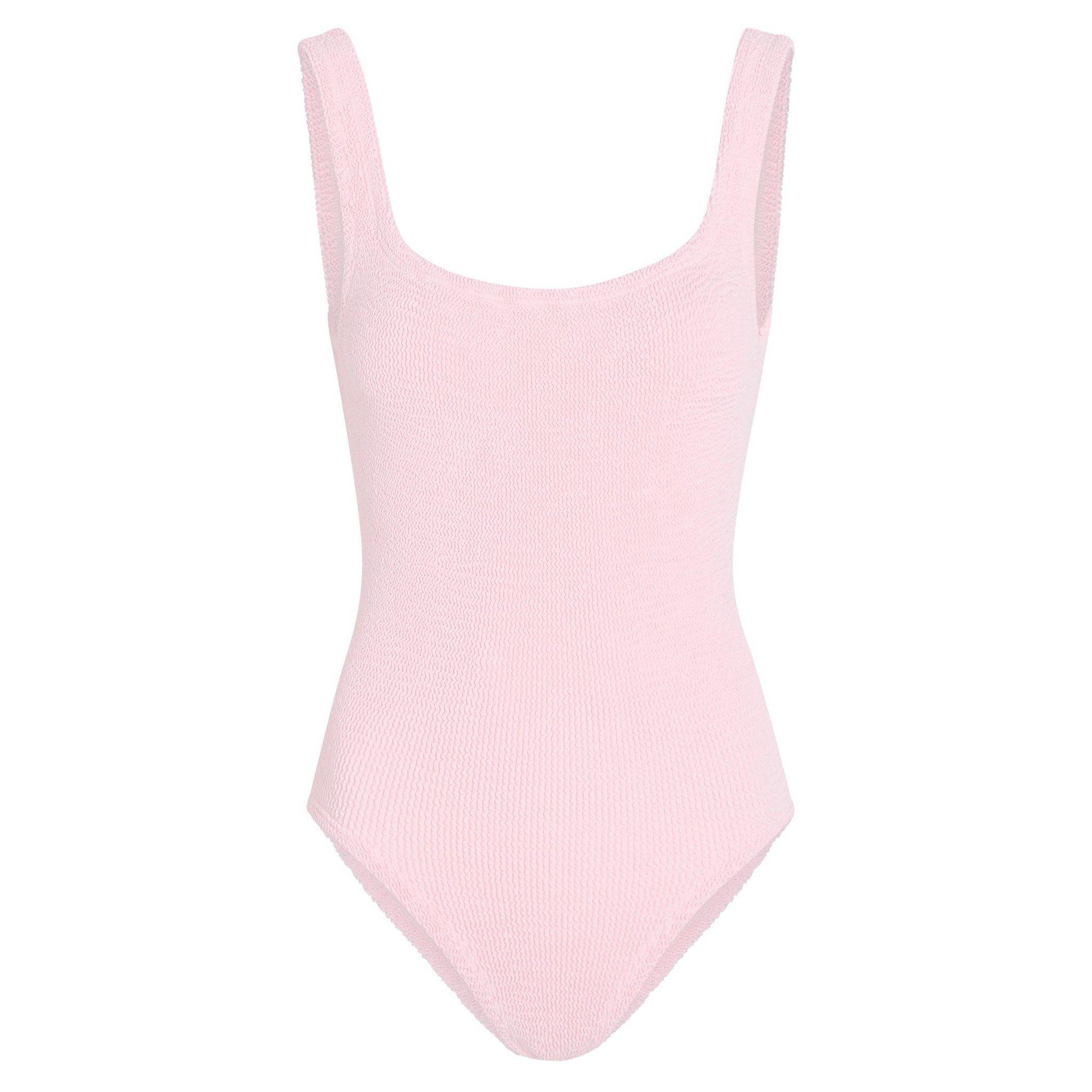 LIGHT PINK - Hunza G - SQUARE NECK SWIM - 1