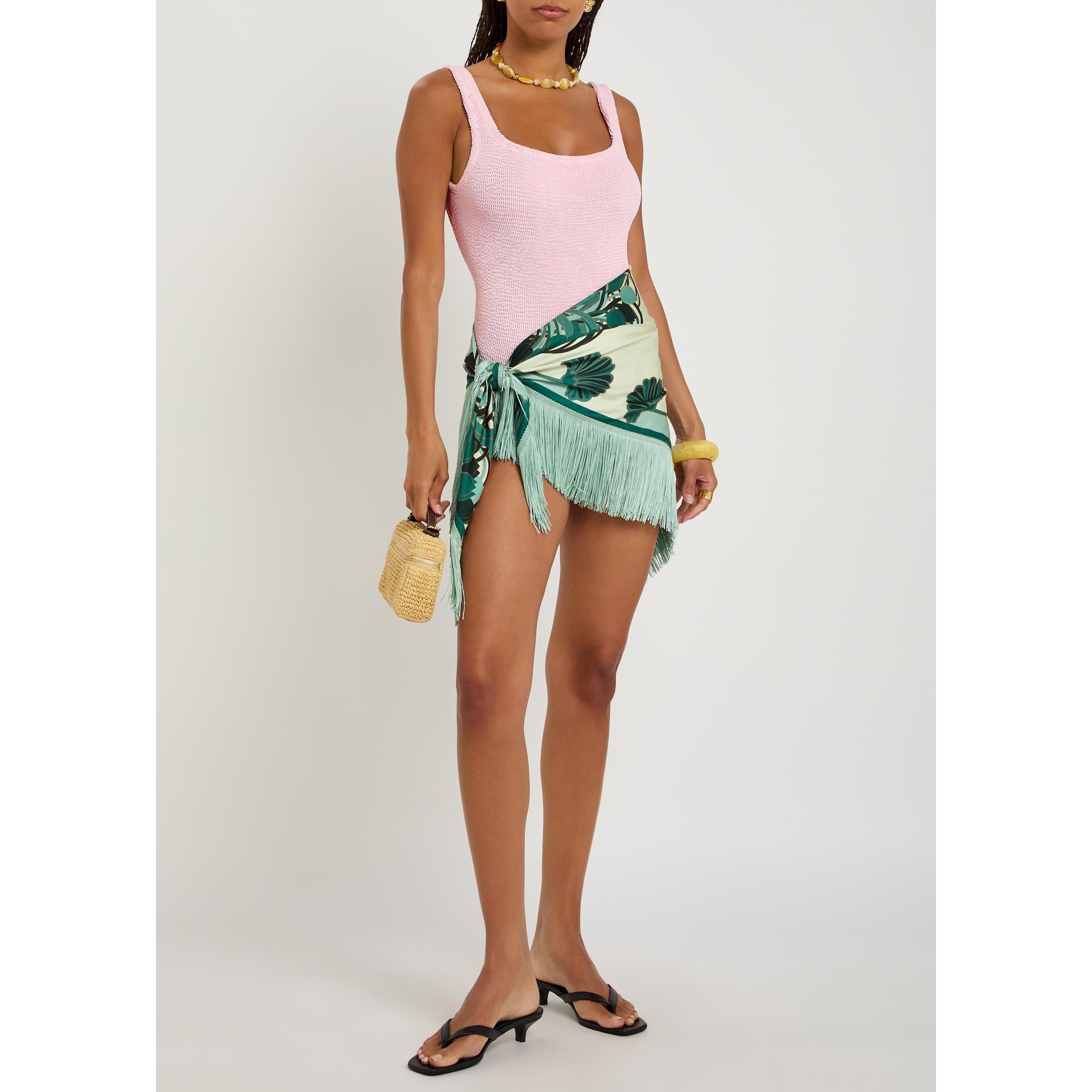LIGHT PINK - Hunza G - SQUARE NECK SWIM - 5