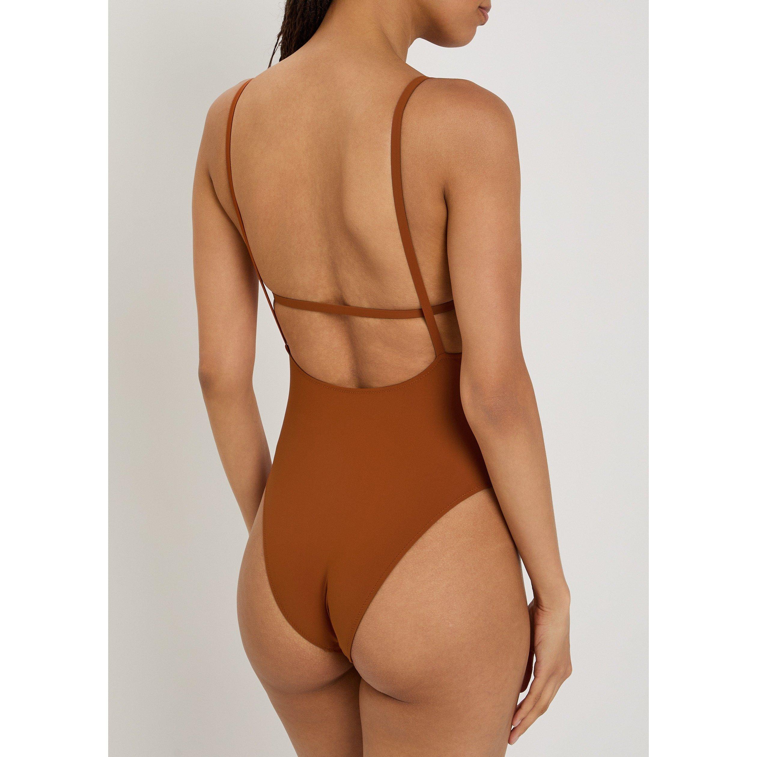 TERRACOTTA - Lido - Women's Tre High Leg One-Piece Swimsuit - 3