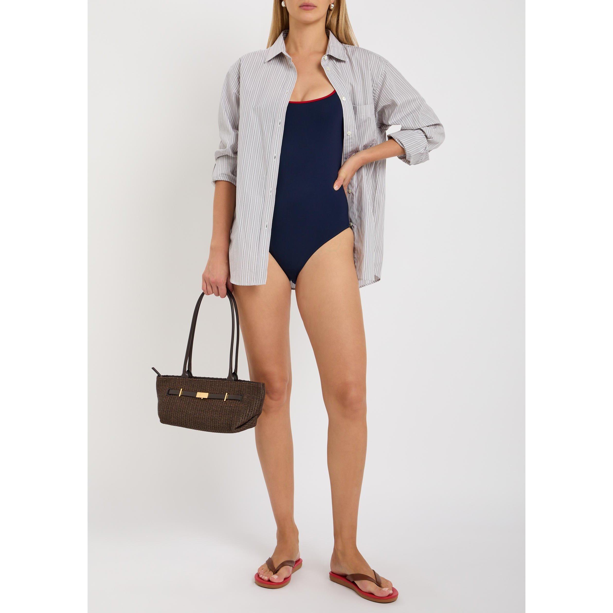 NAVY AND OTHER - Lido - Women's Racer-Back Scoop-Neck One-Piece Swimsuit - 5