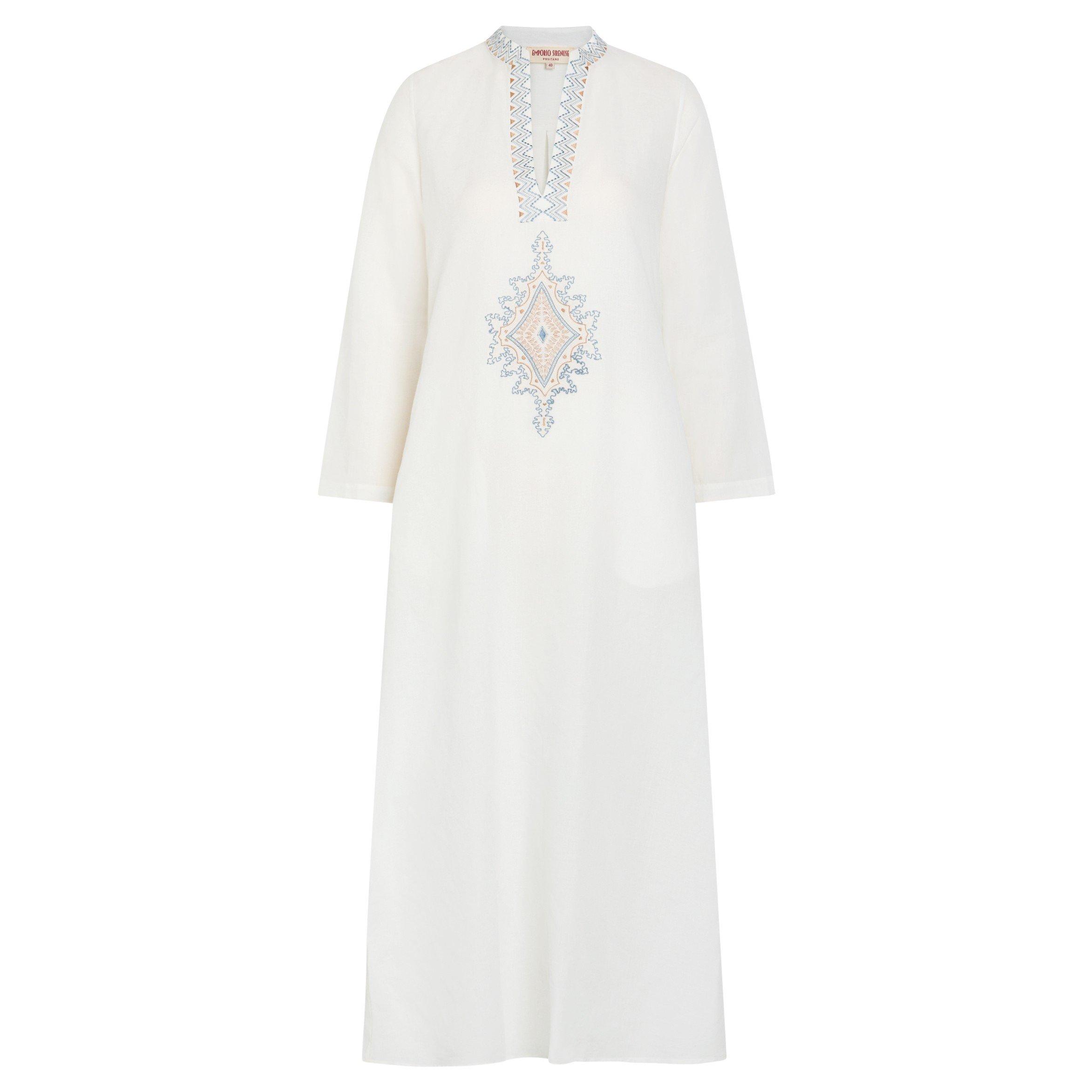 WHITE - Emporio Sirenuse - LD JENNA 1 KAFTAN MERIDANA EMB - 1