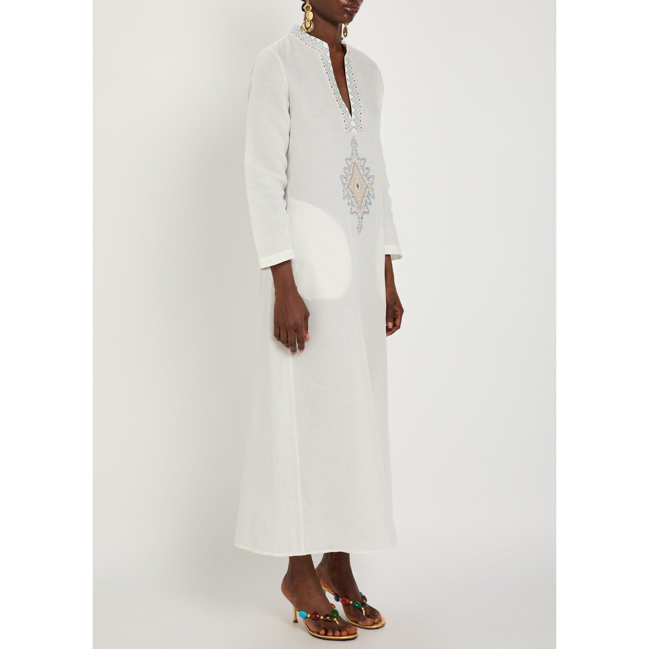 WHITE - Emporio Sirenuse - LD JENNA 1 KAFTAN MERIDANA EMB - 2