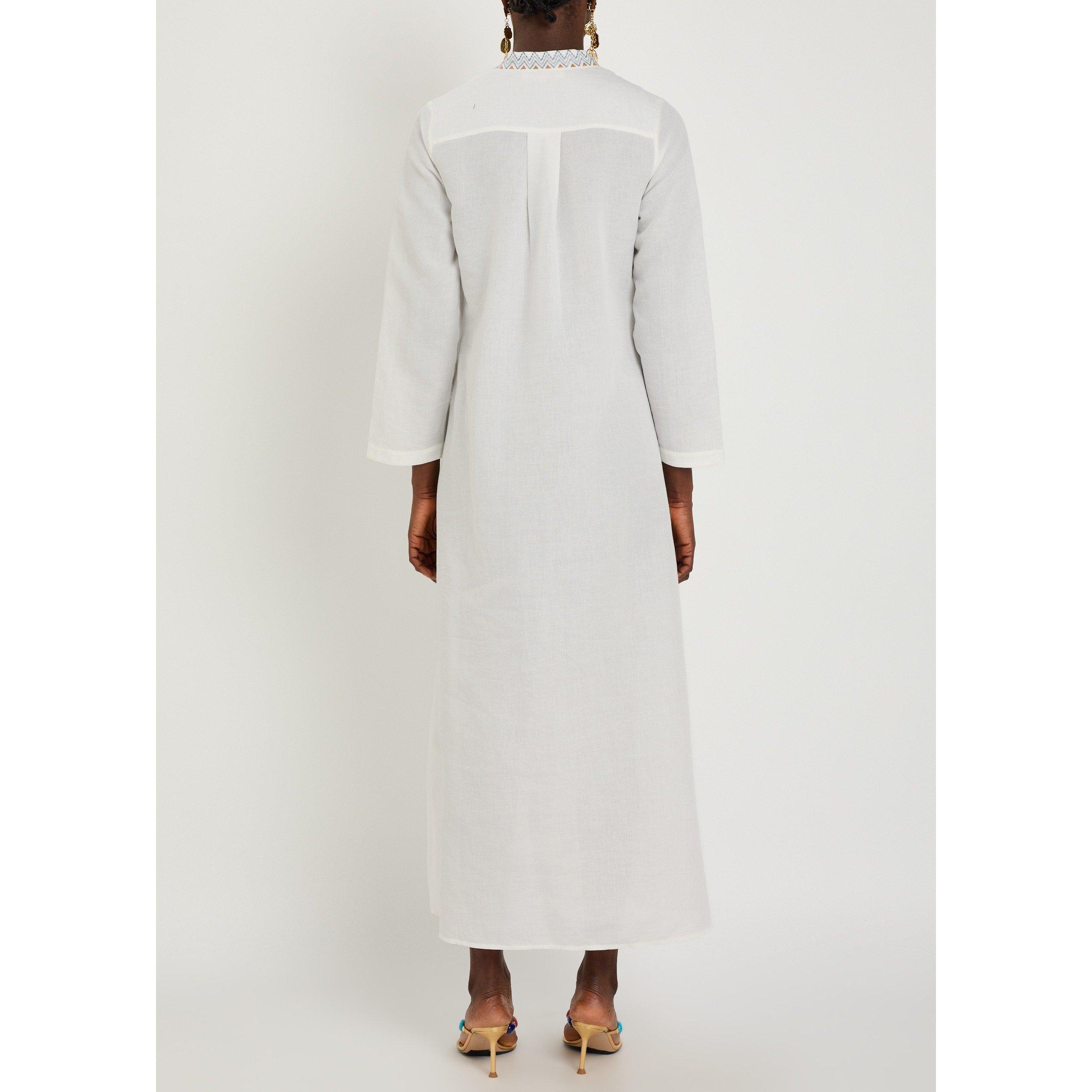 WHITE - Emporio Sirenuse - LD JENNA 1 KAFTAN MERIDANA EMB - 3